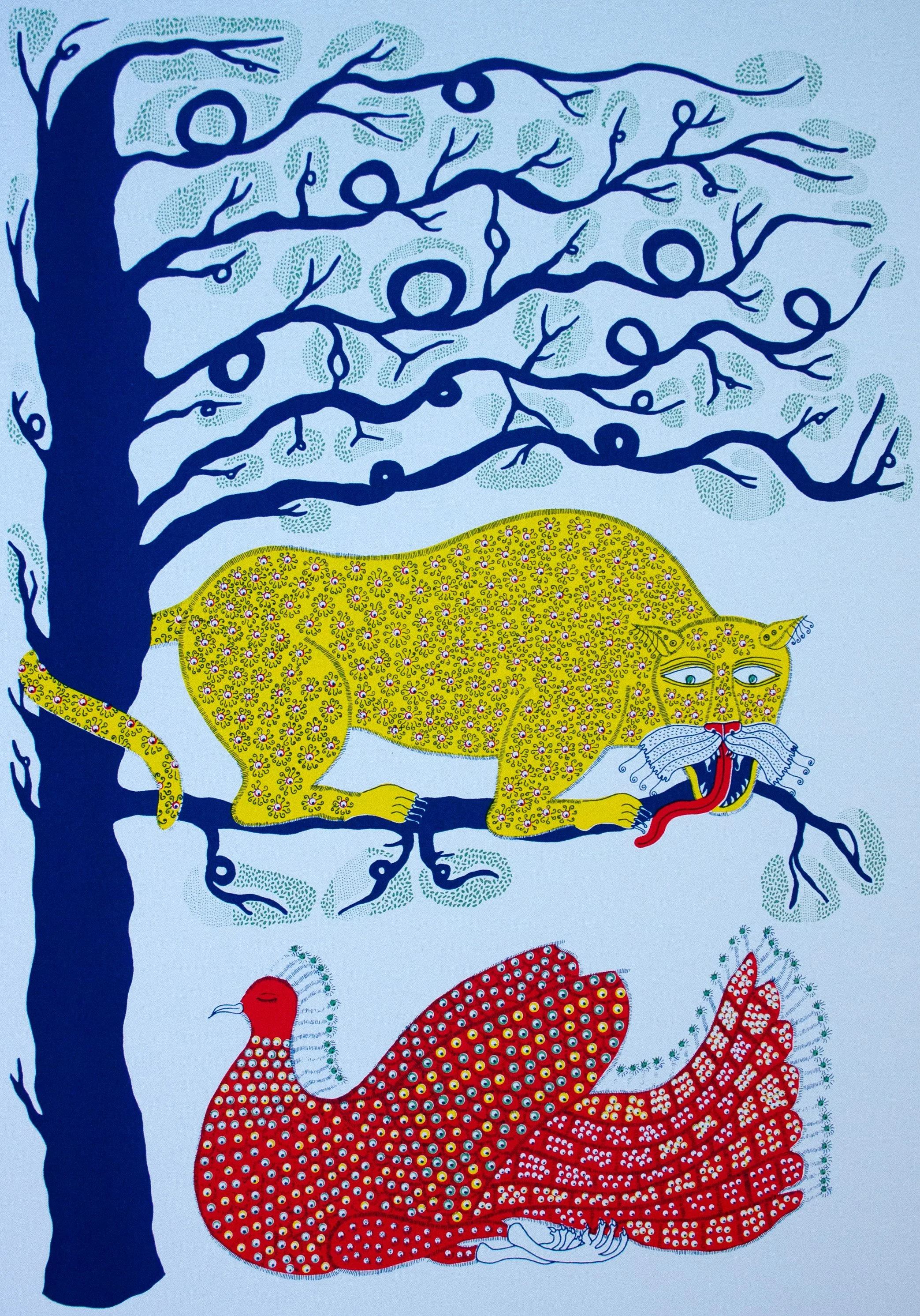 Poised. Screen Print. 38cm x 52cm