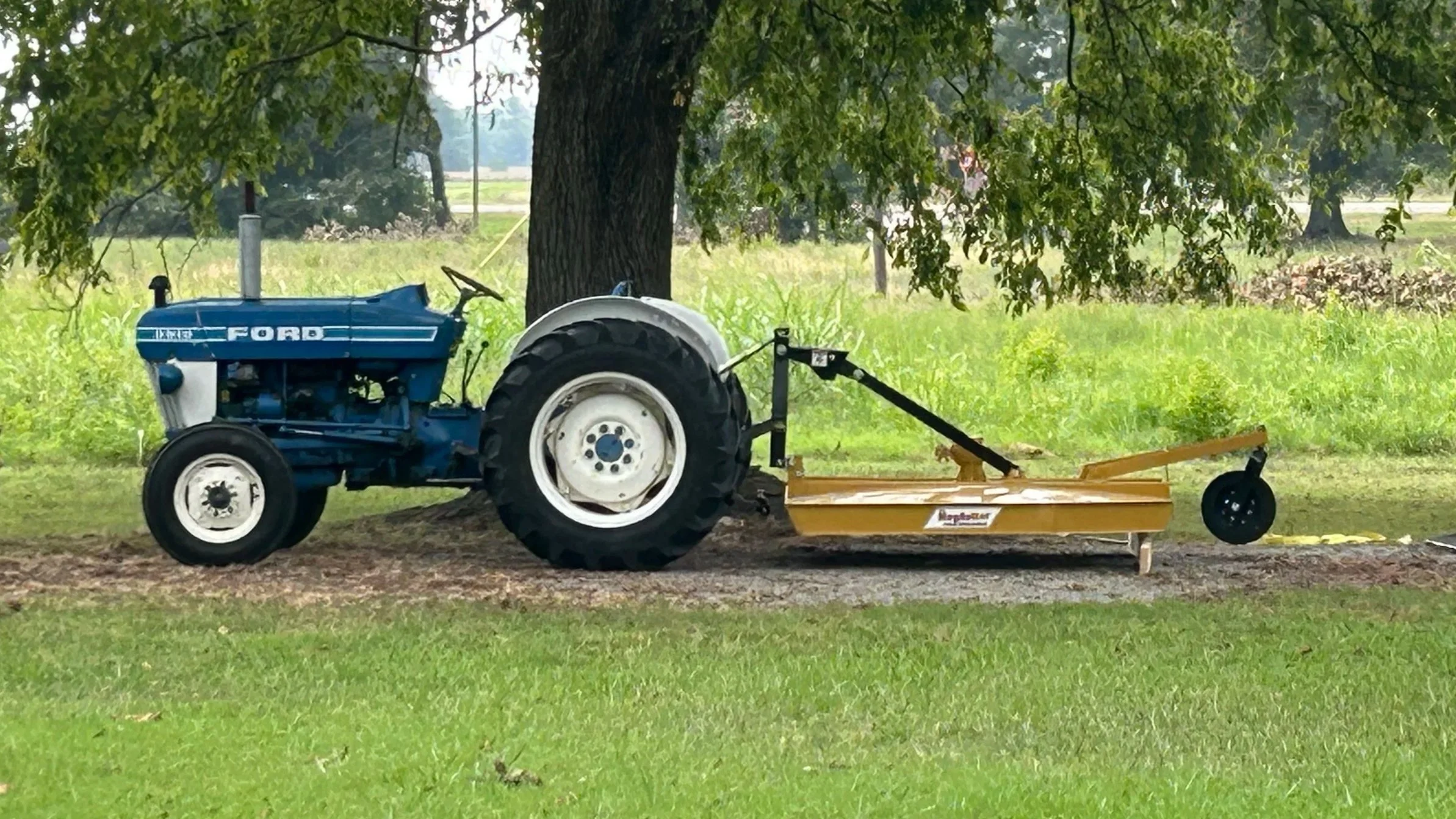 Beautiful land, beautiful tractor