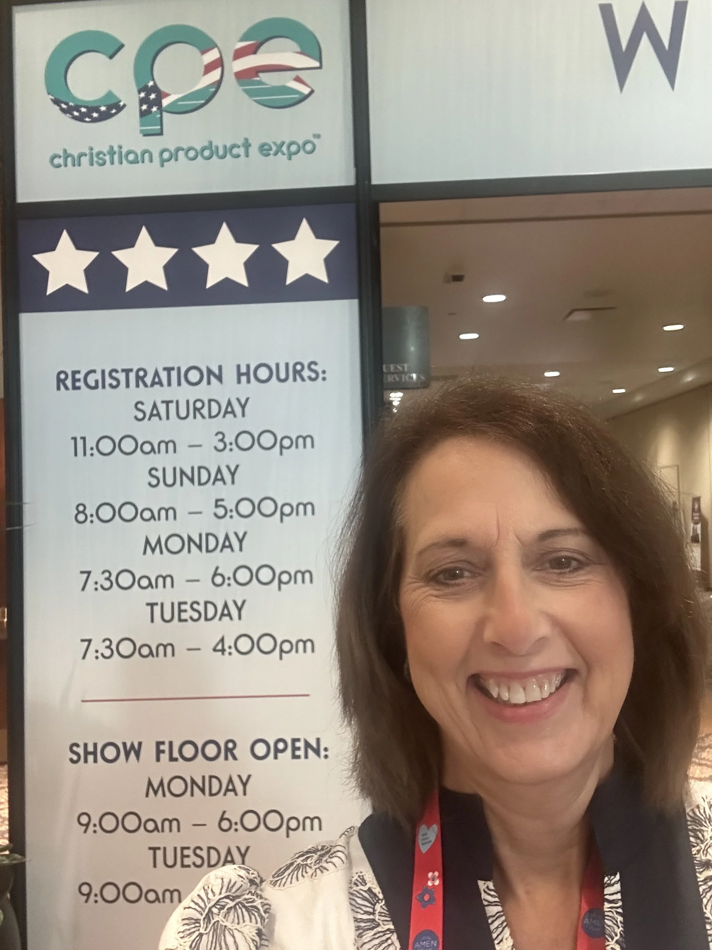 First day at the Christian Product Expo Show in St. Charles, Missouri!