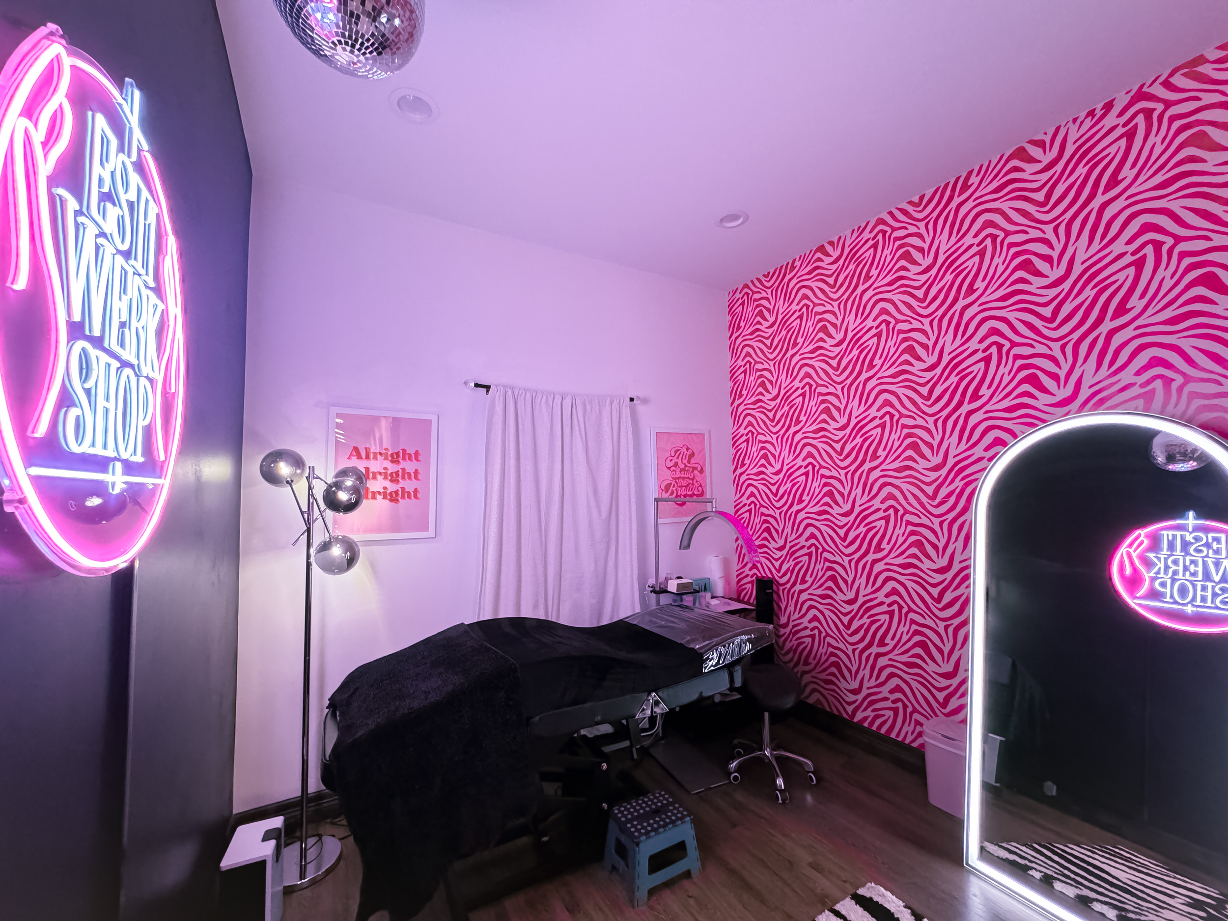 An Austin esthetician and lash artist studio