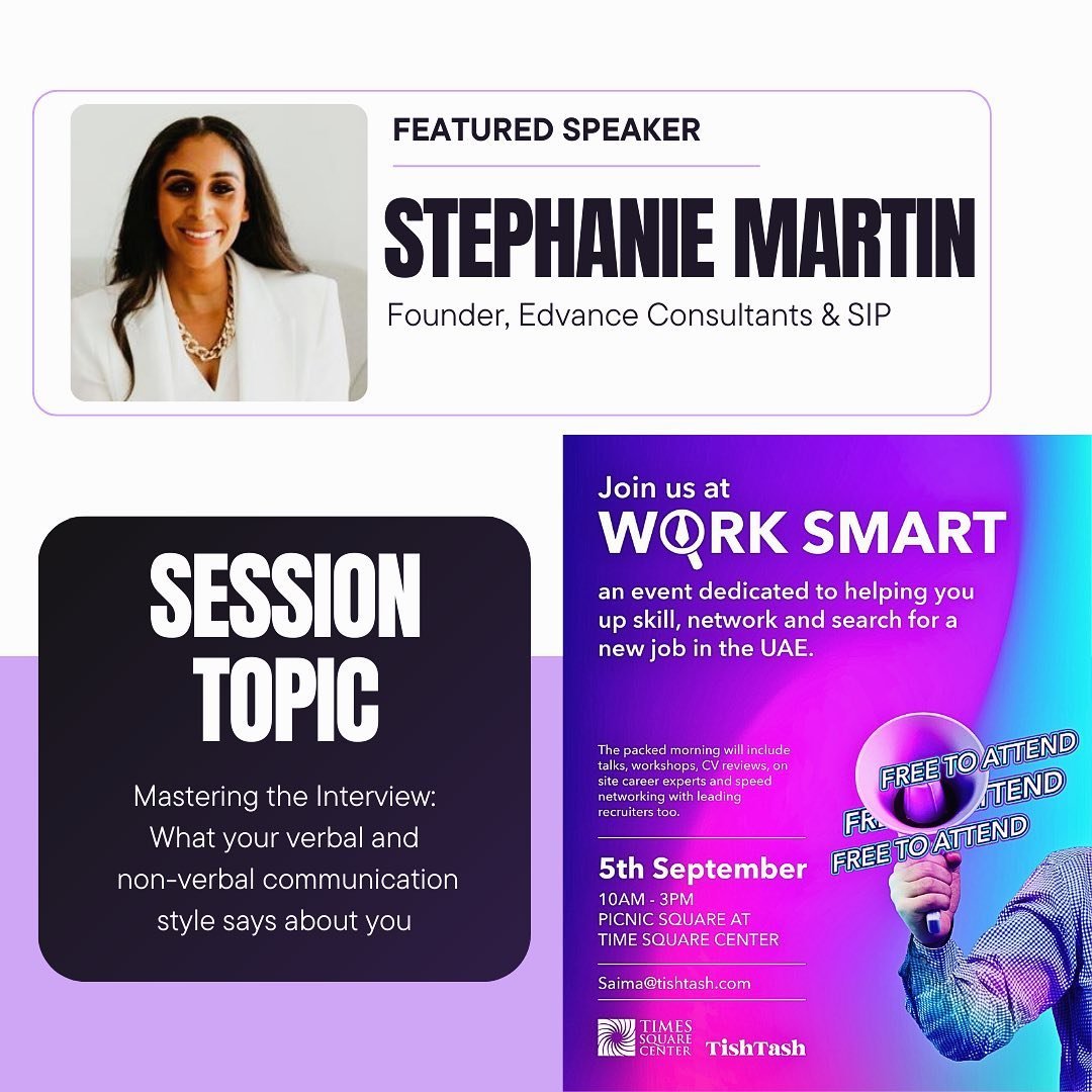 Looking forward to presenting at the upcoming Work Smart career fair by @tishtashtalks 💥🎤

If you&rsquo;re looking to progress in your career but aren&rsquo;t sure where to start, then this is for you! 

This event is the perfect level up for expan
