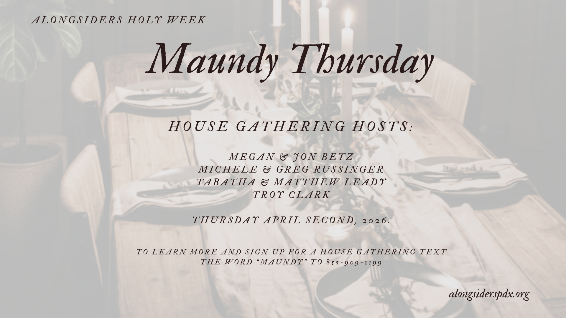 Maundy Thursday