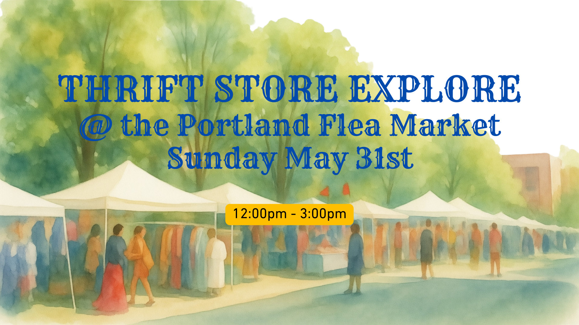Thrift Store Explore at The Portland Flea Market