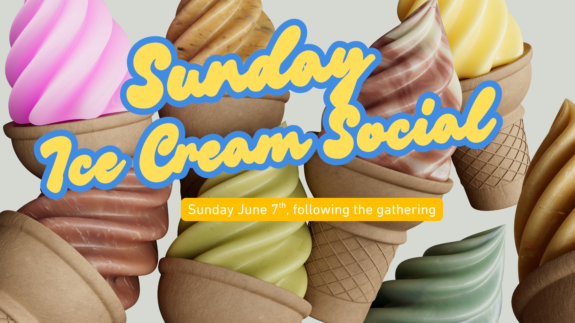 Sunday Ice Cream Social