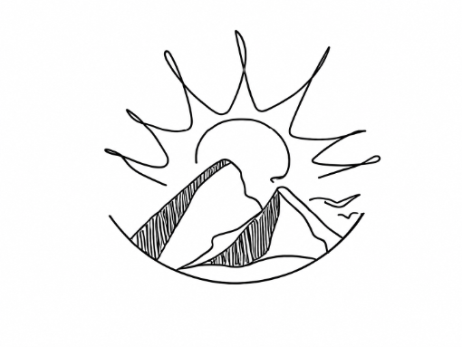 Sun rising behind mountains, representing the Dream phase.