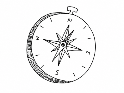 Compass icon for the Discover phase of the ALL CHANGE journey