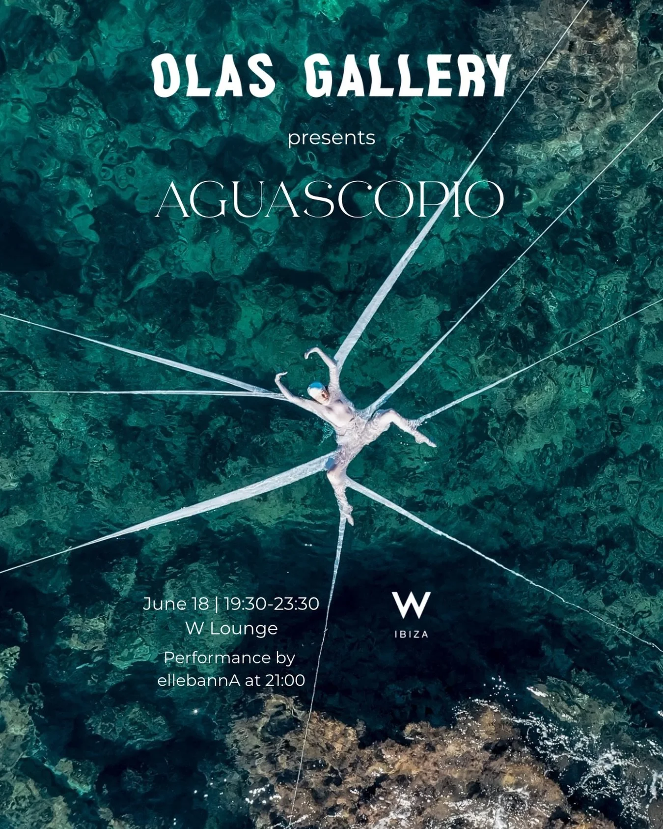Olas Gallery presents: Aguascopio at W Ibiza

Thursday, June 18th // 7:30 PM - 11:30 PM
Performance: 9 PM

RSVP link in bio ⬆️

Olas Gallery invites you to an exclusive, one-night-only Aguascopio exhibition&mdash;featuring the work of collective arti
