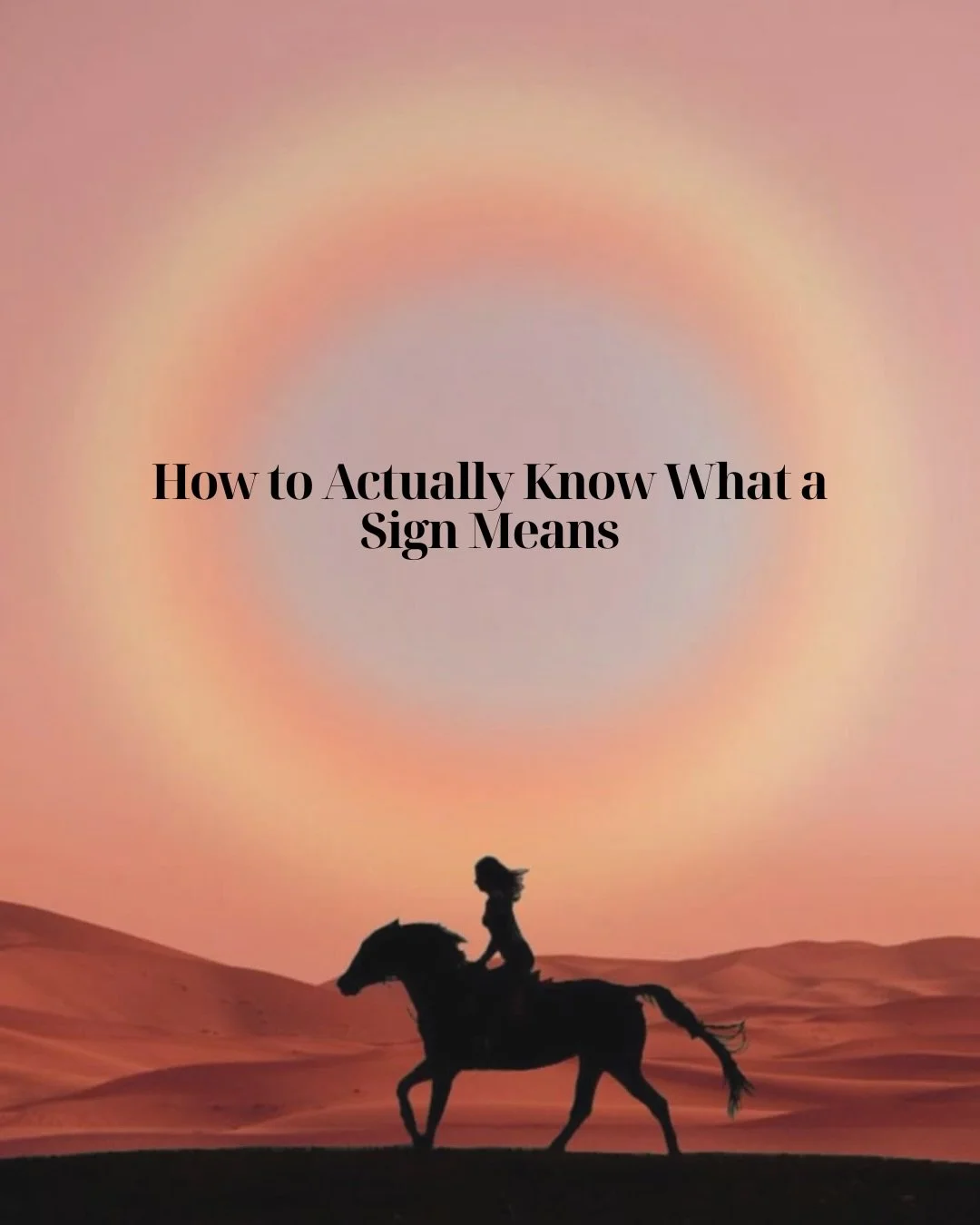 If you&rsquo;re not sure what a sign means&hellip;

Or you&rsquo;re  just not sure how to read them.

That&rsquo;s where most people get stuck.
They notice something&hellip;
then immediately question it.

Was that real?
Did that mean something?
Am I 