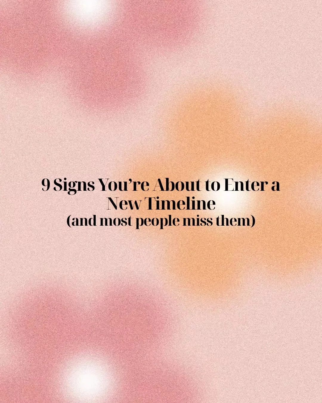 Most people think change feels clear.
A decision. A moment. A turning point.

But this?

This is different.

It feels like being in your life&hellip;
but not fully in it.

Like something has already moved &mdash;
even though nothing around you has ye