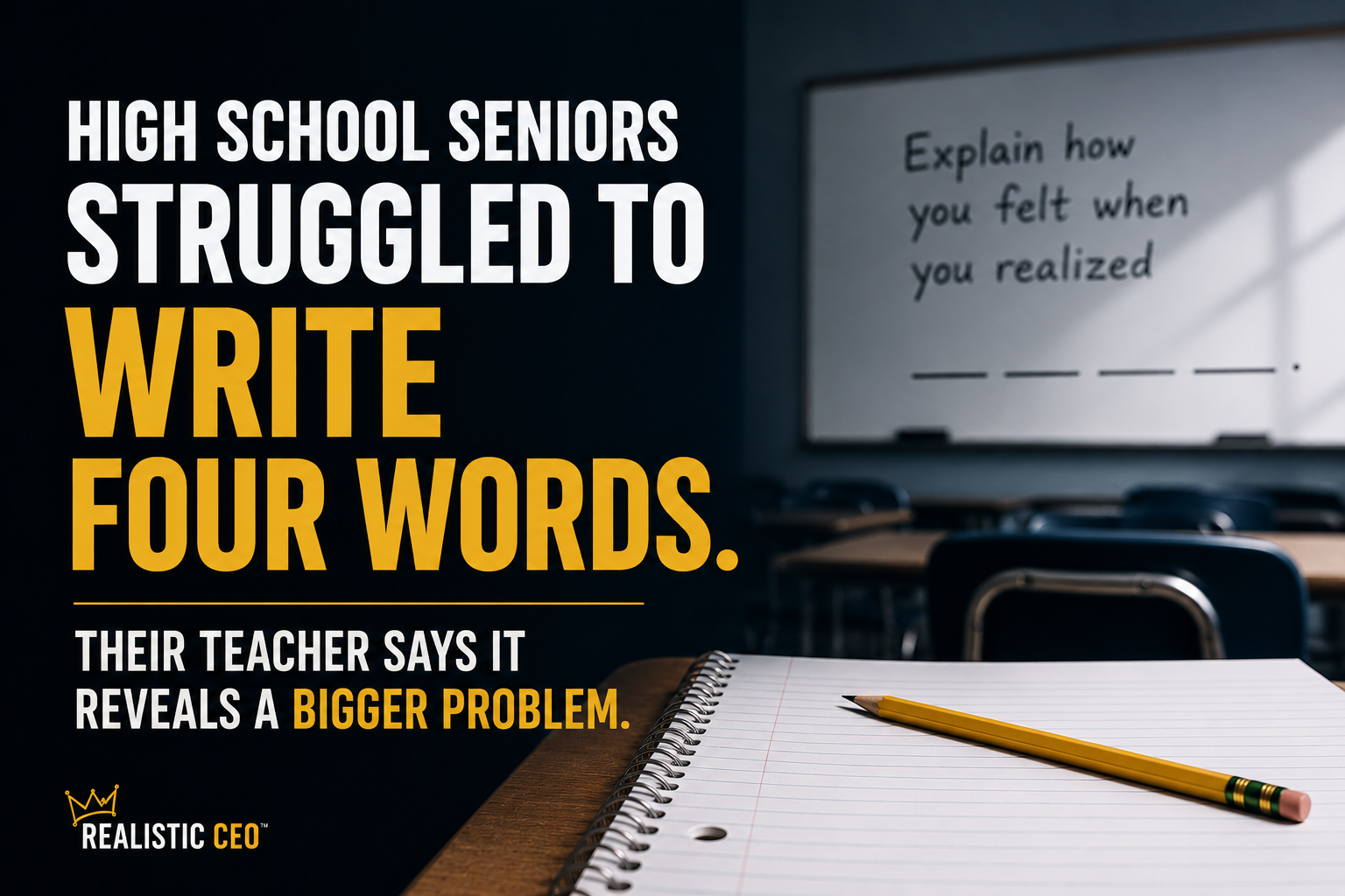 High School Seniors Couldn’t Fill In Four Words. Their Teacher’s Emotional Video Is Raising Questions About Student Literacy.