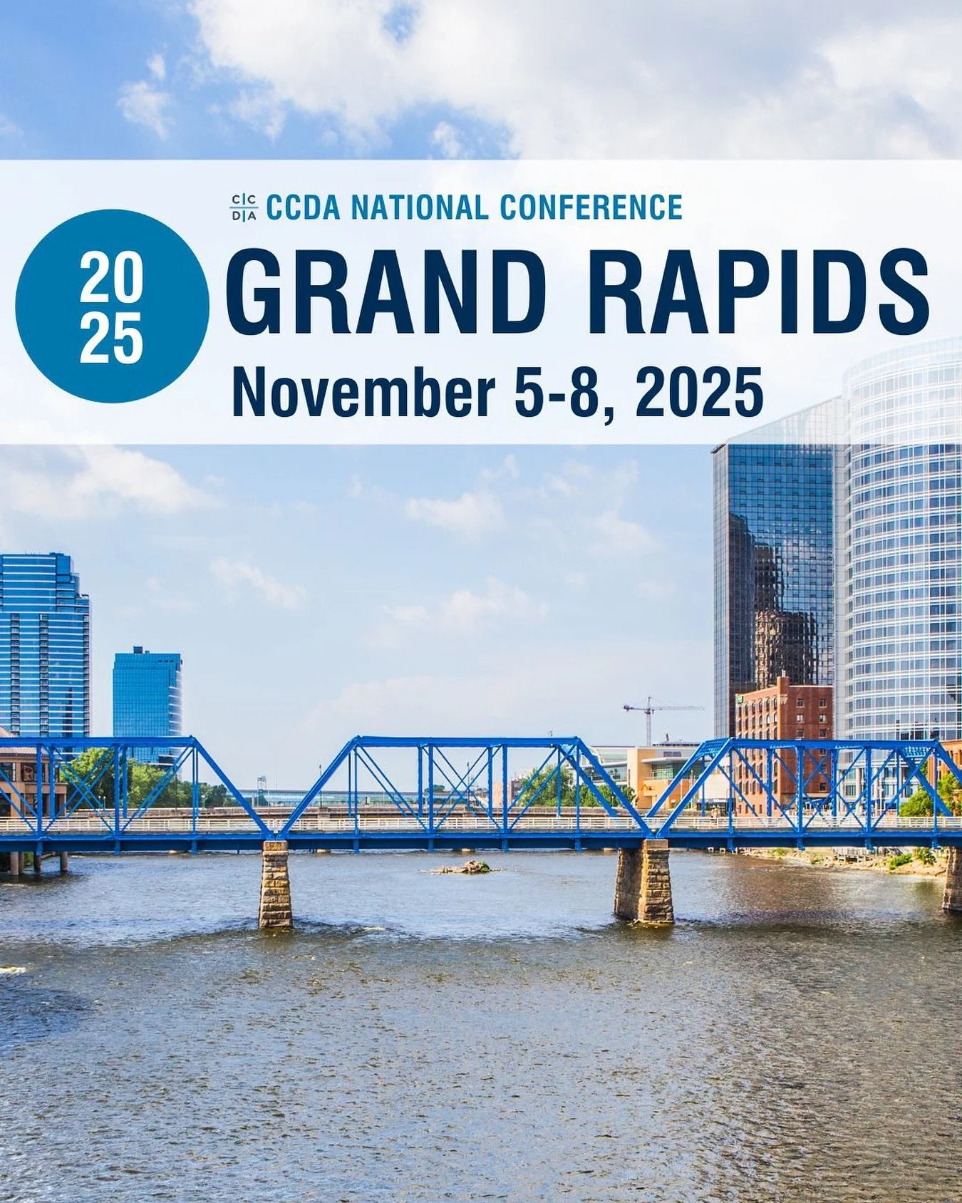 We&rsquo;re excited to be with the @iamccda family for the 2025 CCDA Conference in Grand Rapids! 

Join us if you can for a time of encouragement, inspiration, and connection! ccda.org/conference #ccdaGrandRapids