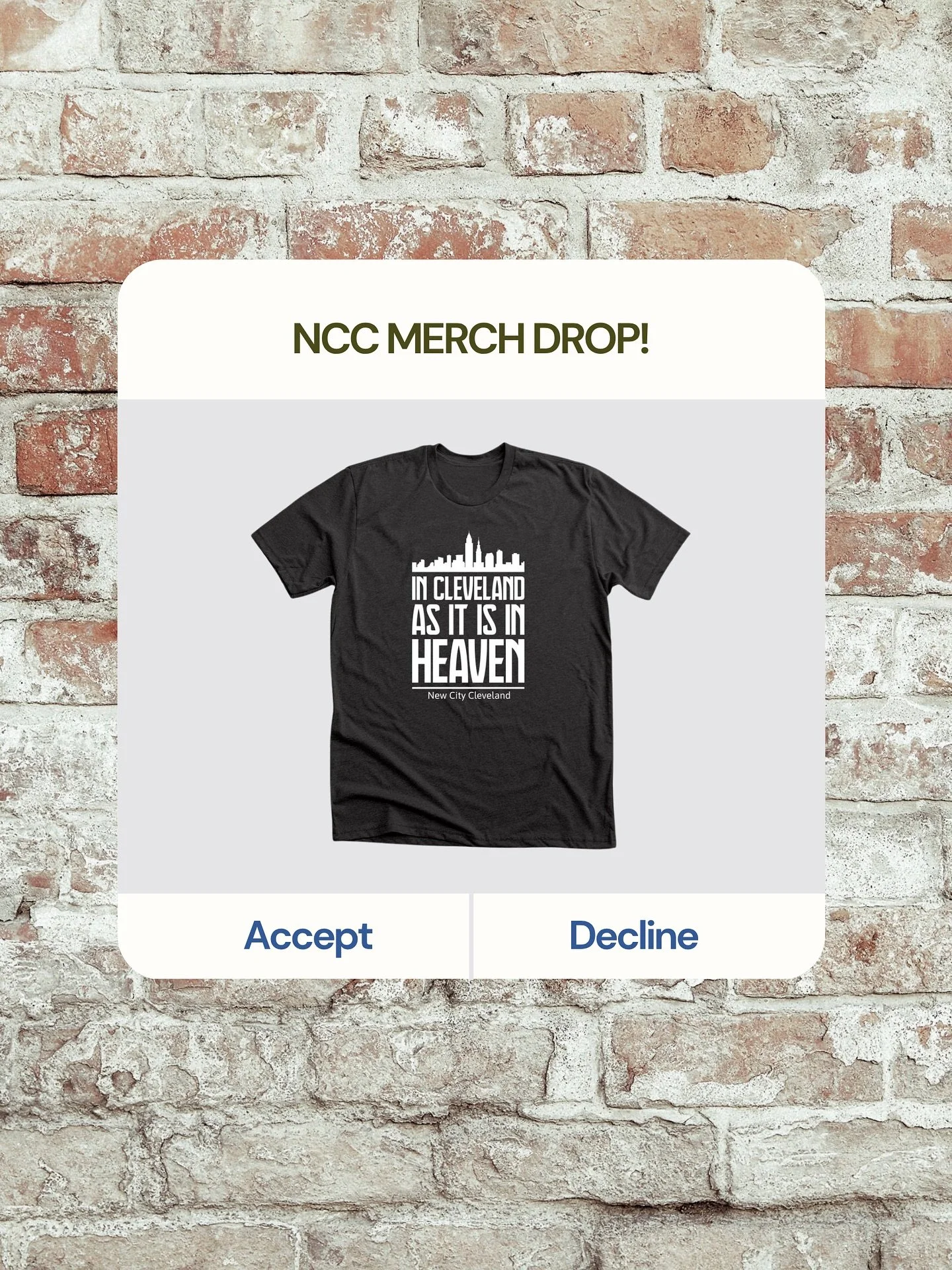 rainy days just got better ☔️☔️☔️ Wear your heart on your sleeve (literally!) with our comfy tees and sweatshirts supporting a mission you believe in!

Link to cozy NCC merch is now in our bio 🤝🍂

&mdash;&mdash;
#newcitycleveland #clevelandnonprofi