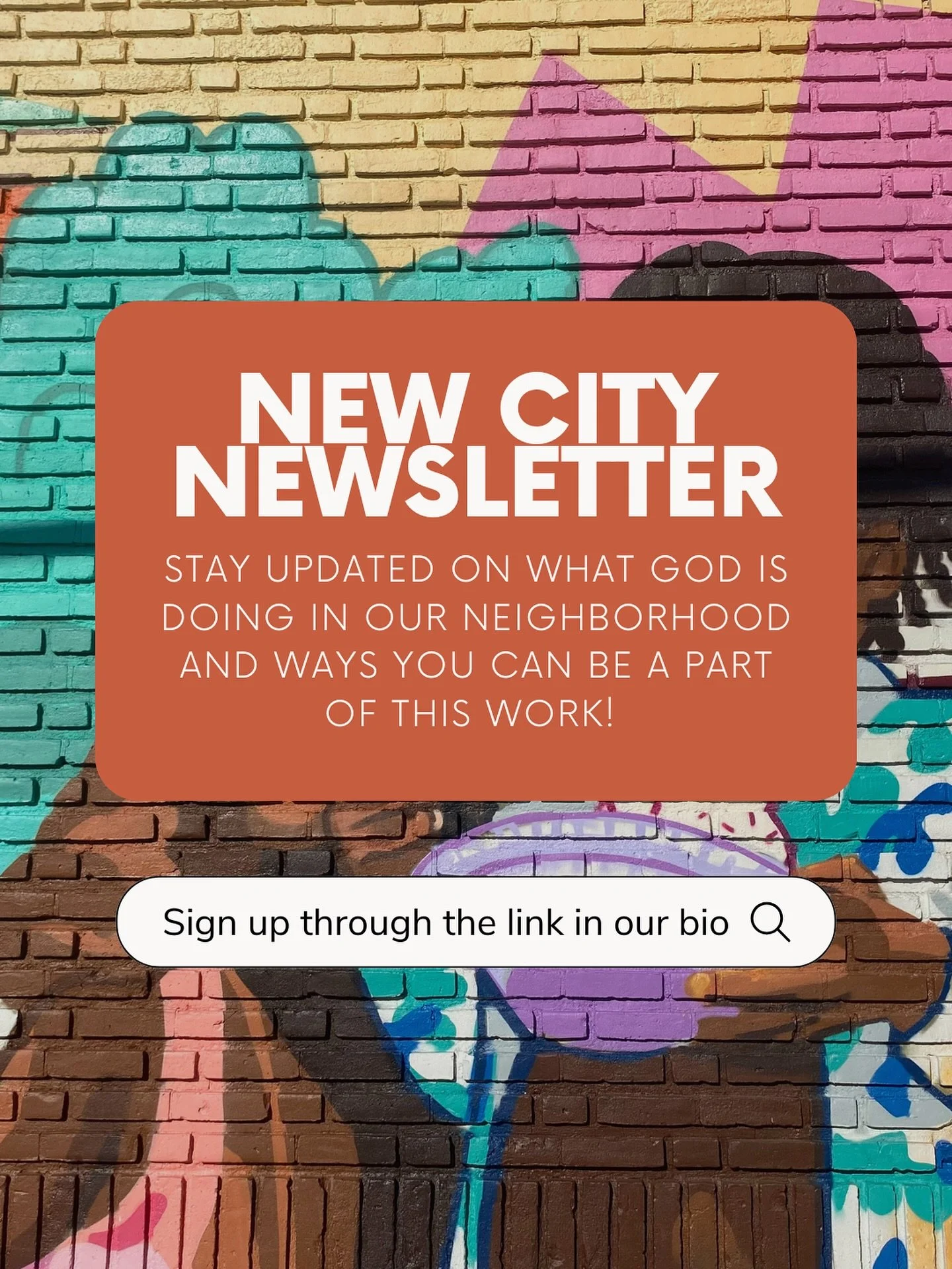 Are you signed up for our newsletter?! 📩

We share stories of hope, prayer requests, and ways that you can get involved. It&rsquo;s a sweet, practical, monthly email with the inside scoop on what God is doing in our neighborhood!

Sign up using the 