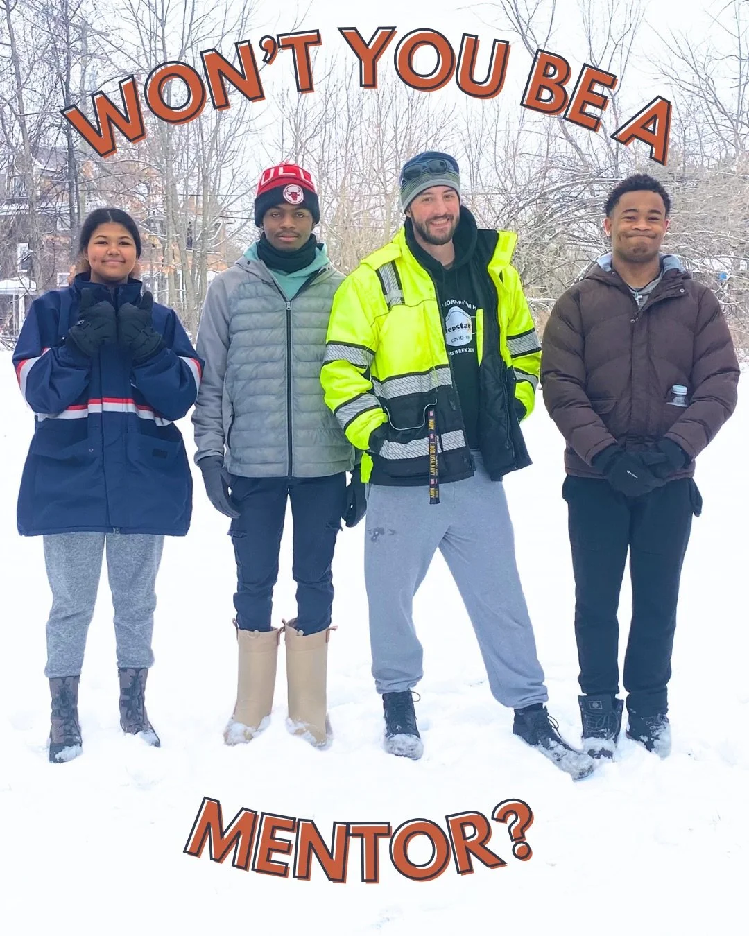 A Winter Workday Mentor is simply someone who shows up for a student during the workday season. It&rsquo;s steady, practical, and rooted in being present.

Mentorship here isn&rsquo;t complicated. It&rsquo;s just doing things together on purpose&mdas
