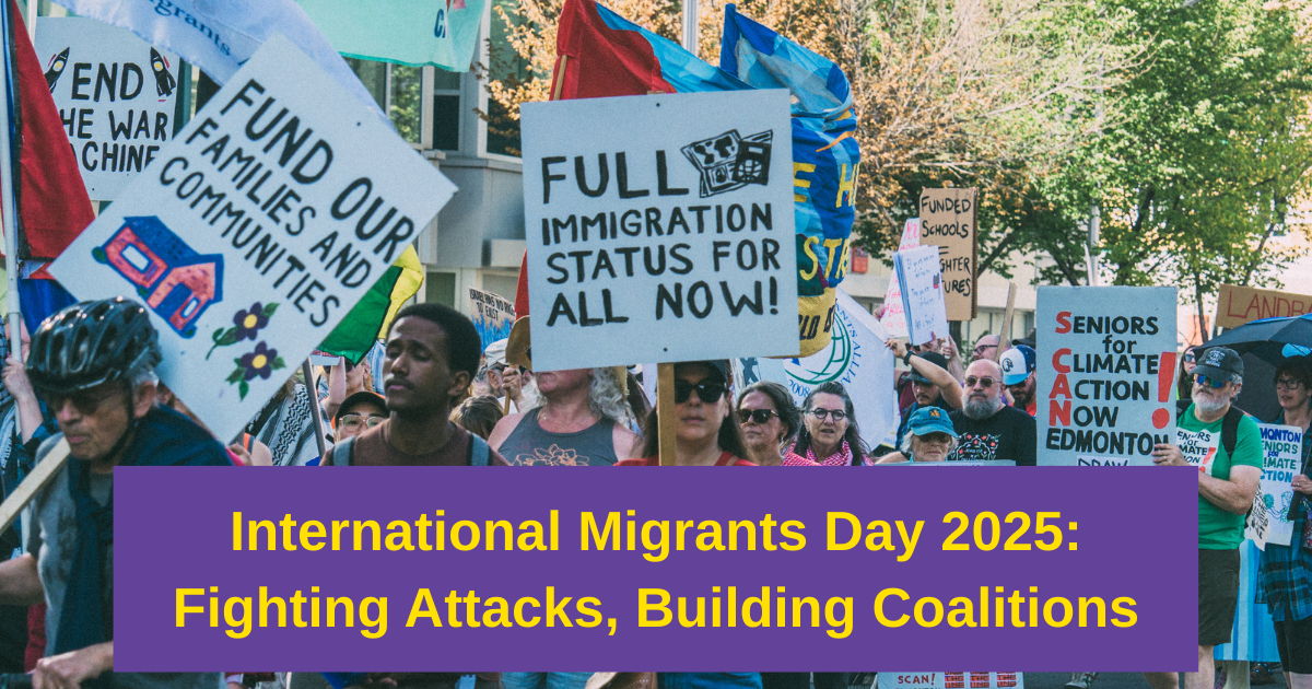 Solidarity on this International Migrants Day