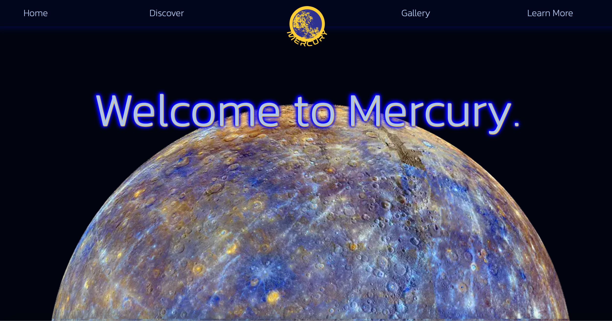 The home page animation, sliding in from bottom. (2, final placement)