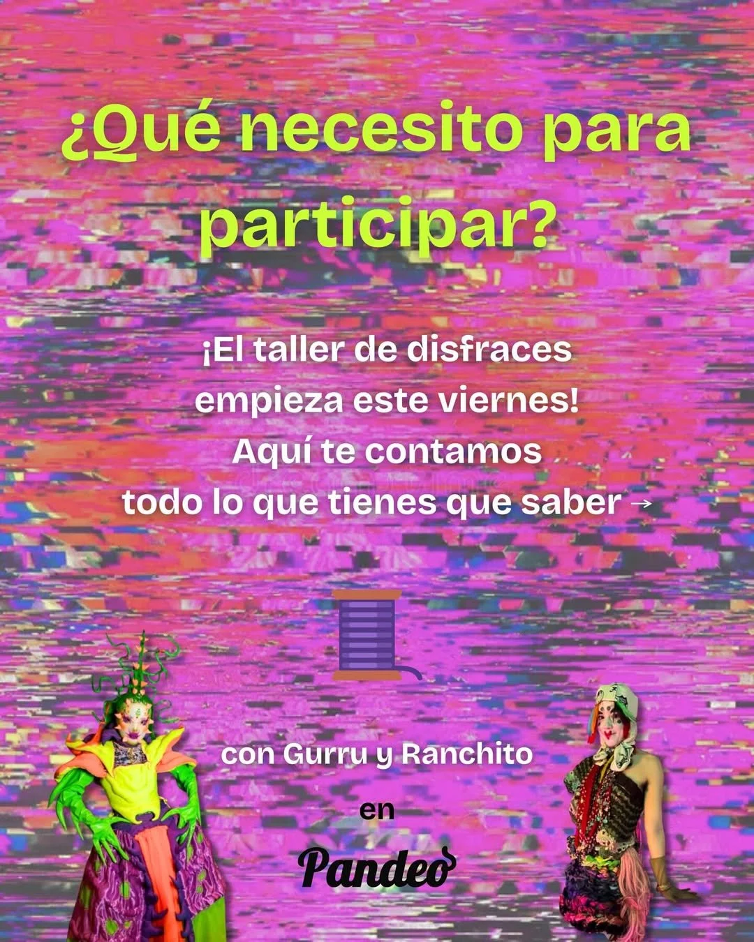 Taller de disfraces con Gurru y Ranchito - Diciembre