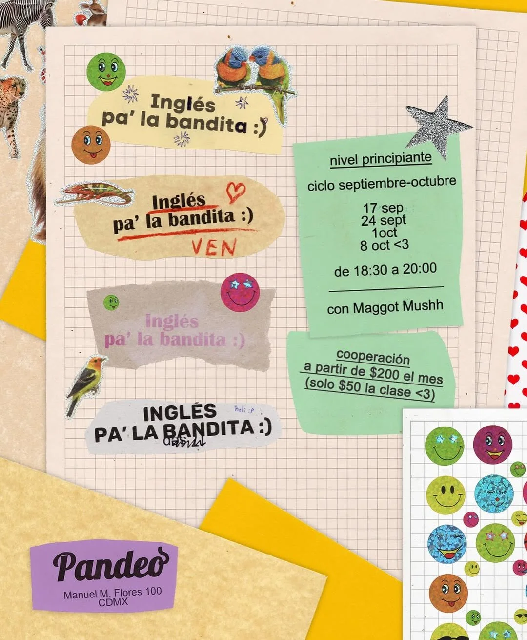 Inglés pa’ la bandita - Nivel principante 1
