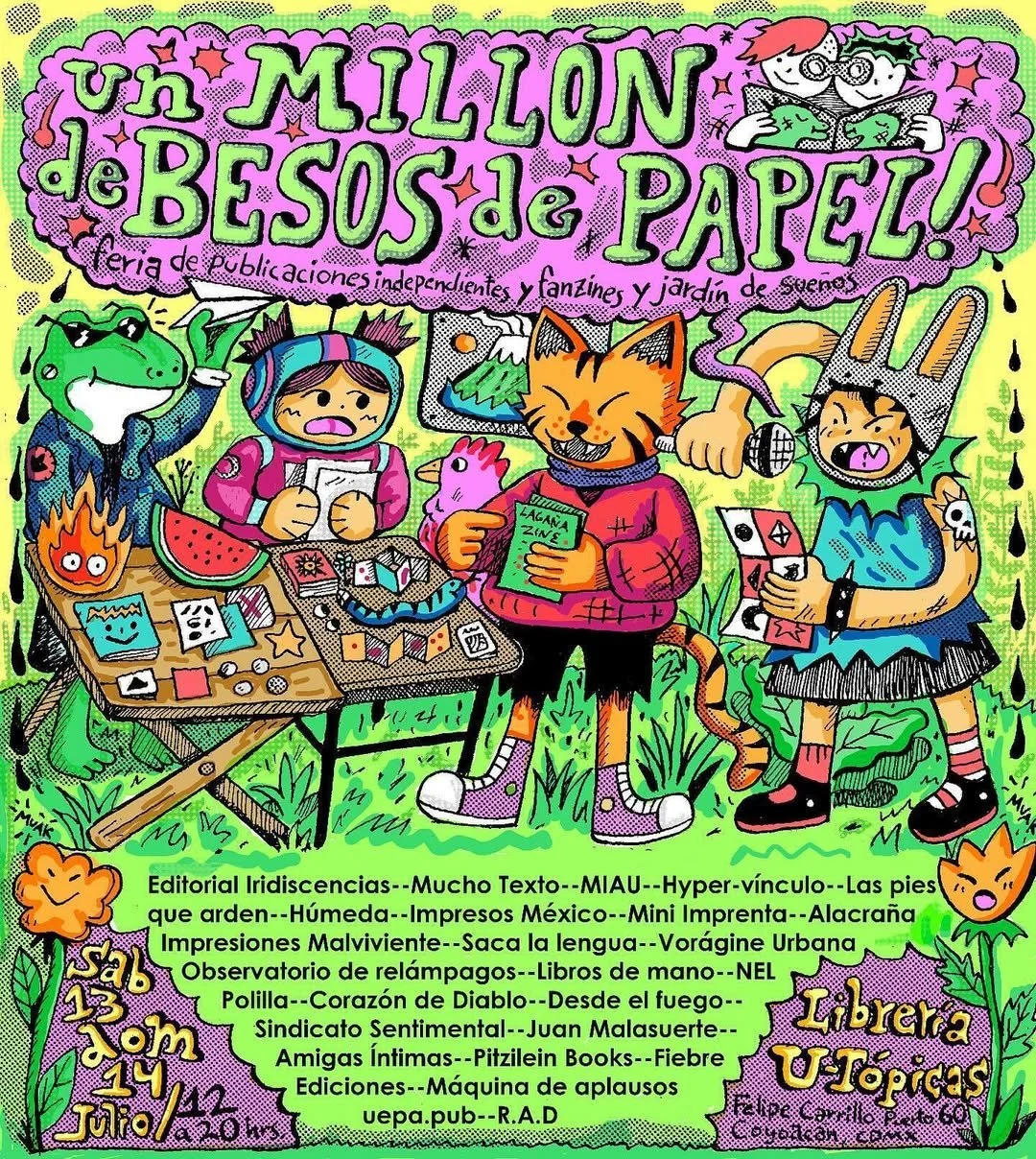 Un millón de besos de papel