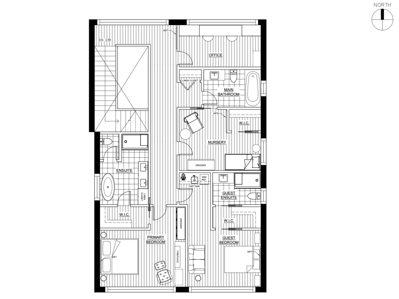 Upper Floor Presentation Plan
