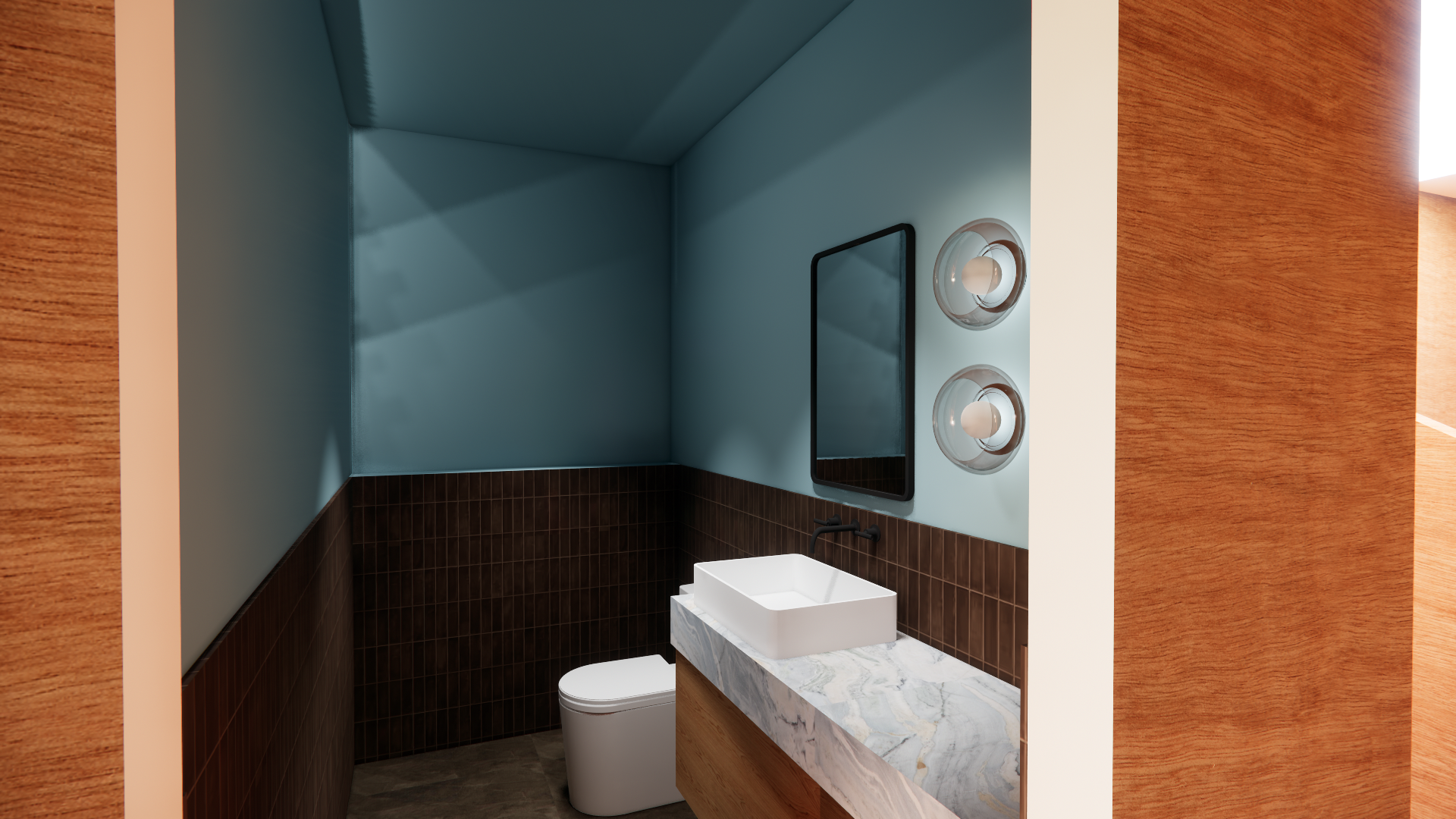 Powder Room Rendering