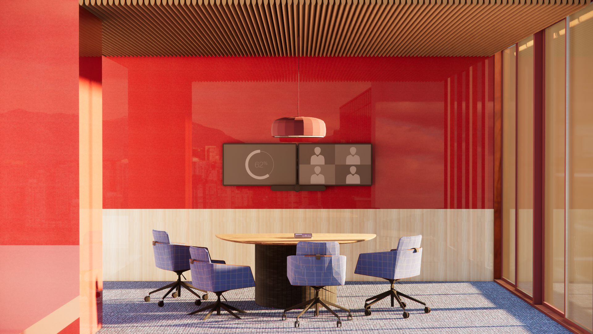 Collaboration Room Rendering