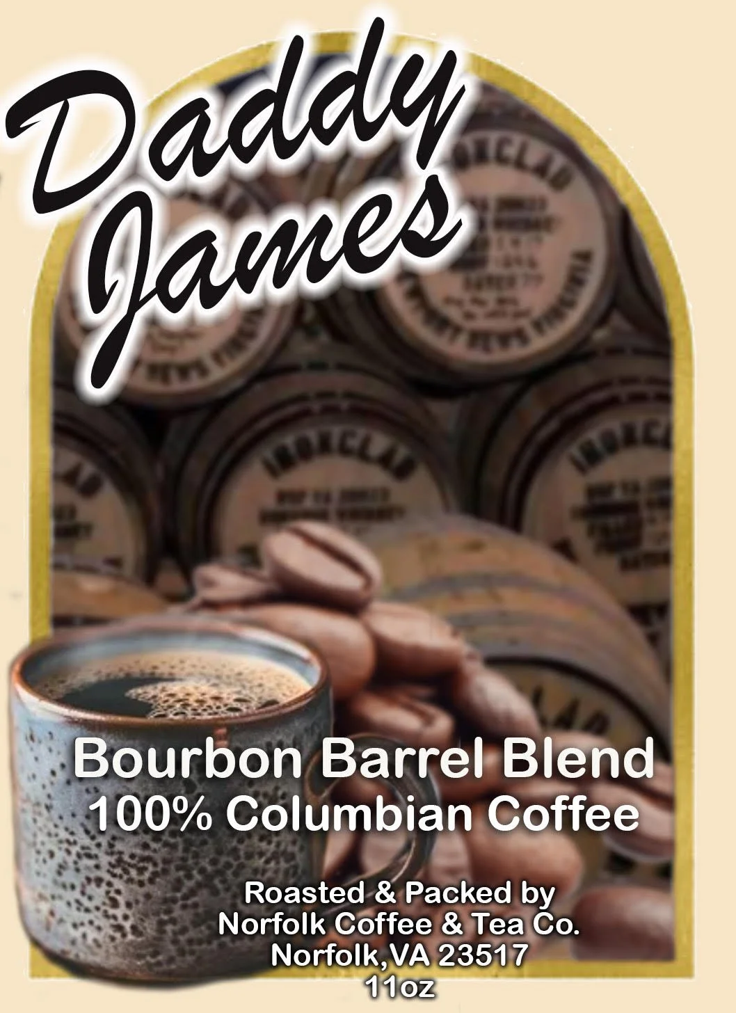 Daddy James Bourbon Barrel Blend Coffee