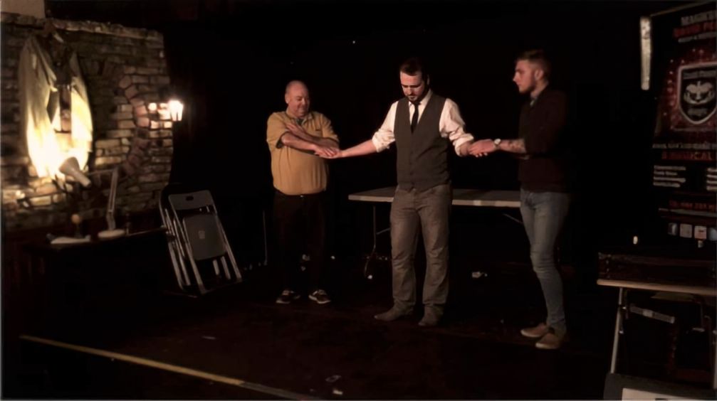 David Peace during Peace of Mind Mindreading Show