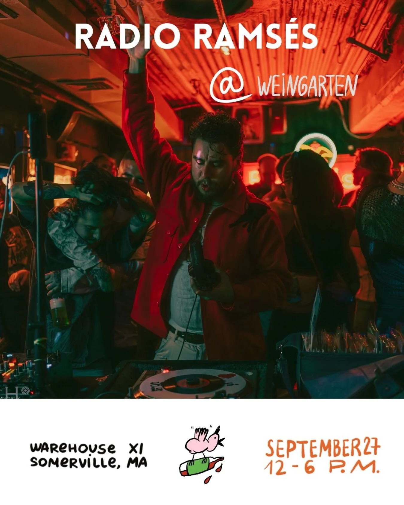 ✨Weingarten musician spotlight✨

We&rsquo;re stoked to announce @radioramses is coming from NYC to spin a euro vinyl set at Weingarten! Rams Montero aka Radio Rams&eacute;s is a Brooklyn-based DJ, musician and co-host of the monthly dance party &ldqu