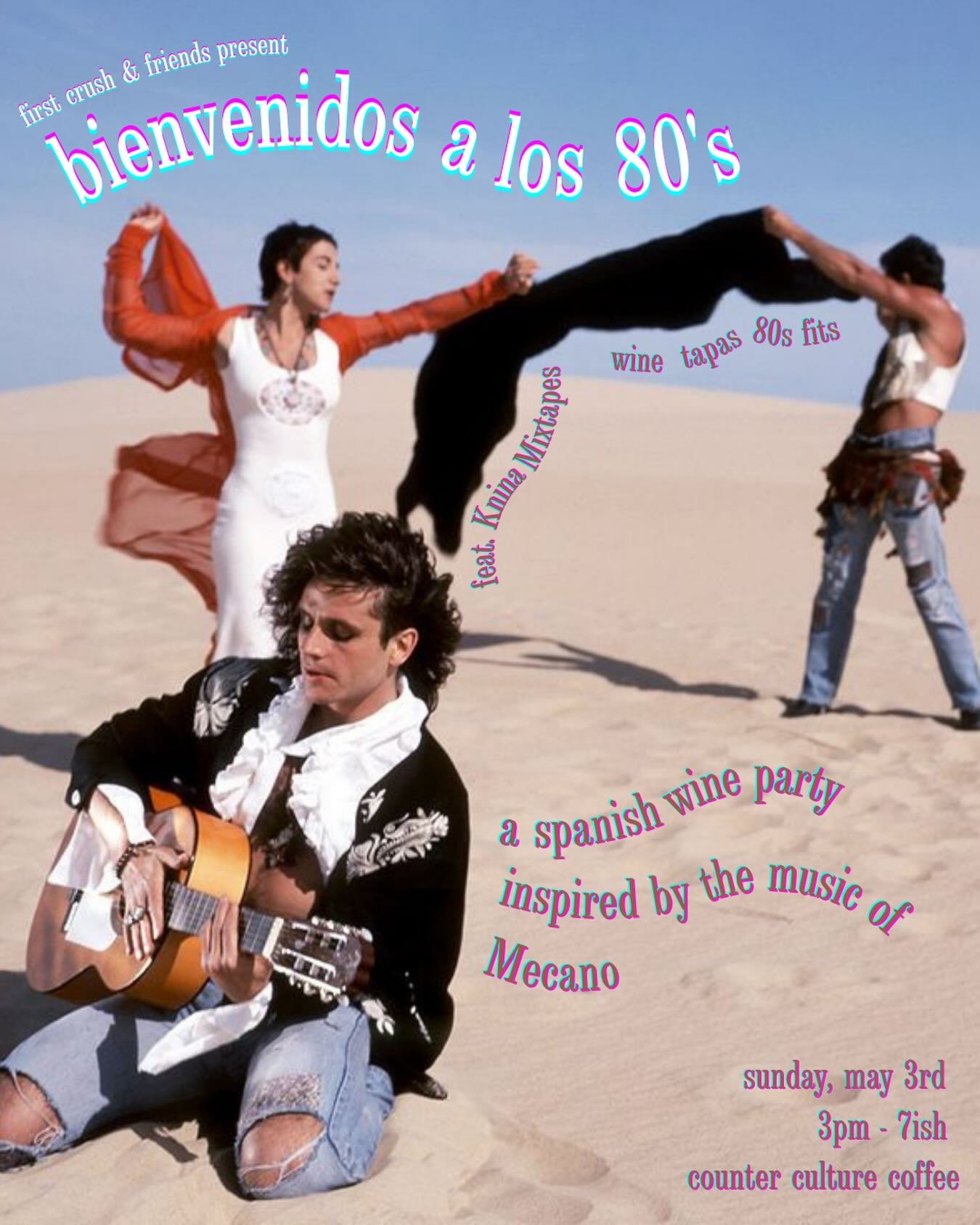 Join us for a final wine party at Counter Culture Coffee!! <3 We&rsquo;re wrapping up our Counter Culture era with an epic themed Spanish wine party. And, for something a little different, we&rsquo;re hosting it on a SUNDAY AFTERNOON. That&rsquo;s