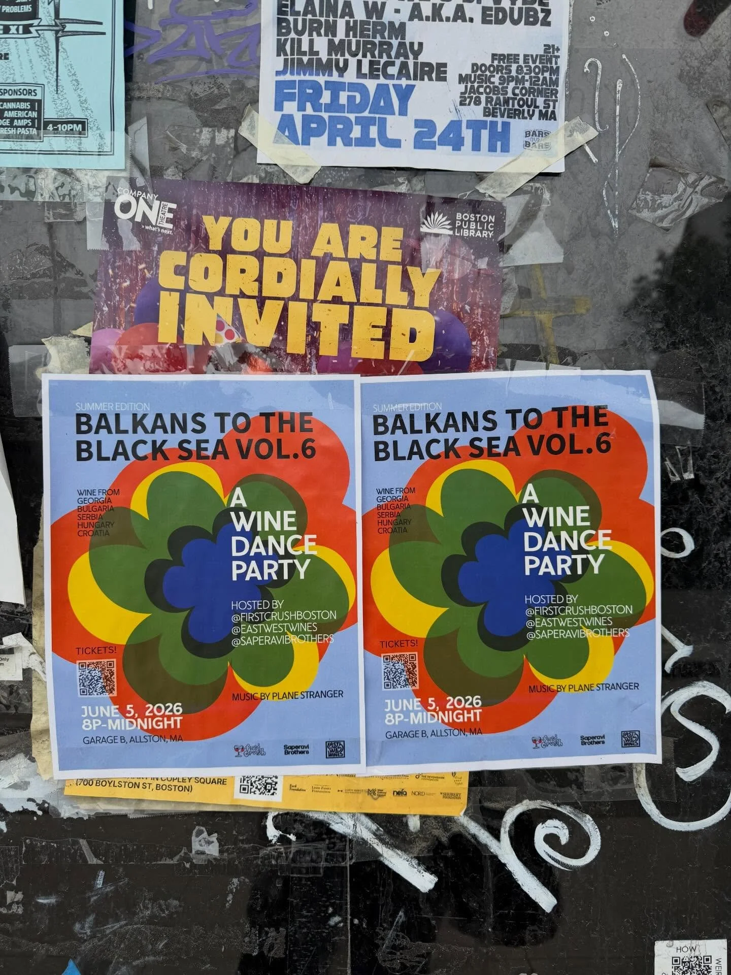 Balkans to the Black Sea summer edition volume 6. Happening this Friday June 5 at Garage B. Come sweat it out on the dance floor with a glass of bubbly Hungarian rose in hand. Tix going quick grab yours in bio 🔥🔥🔥
