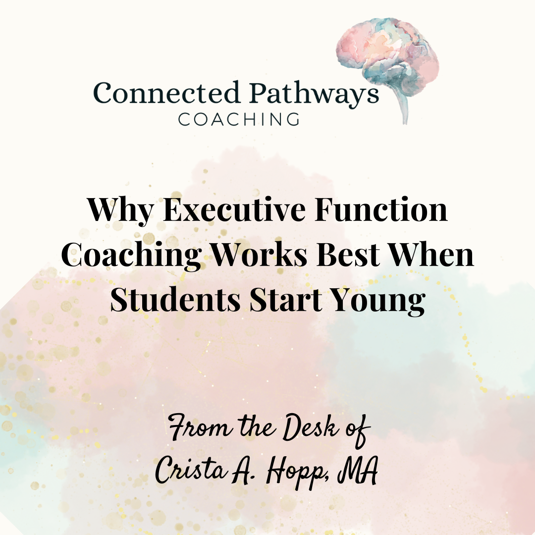 Why Executive Function Coaching Works Best When Students Start Young