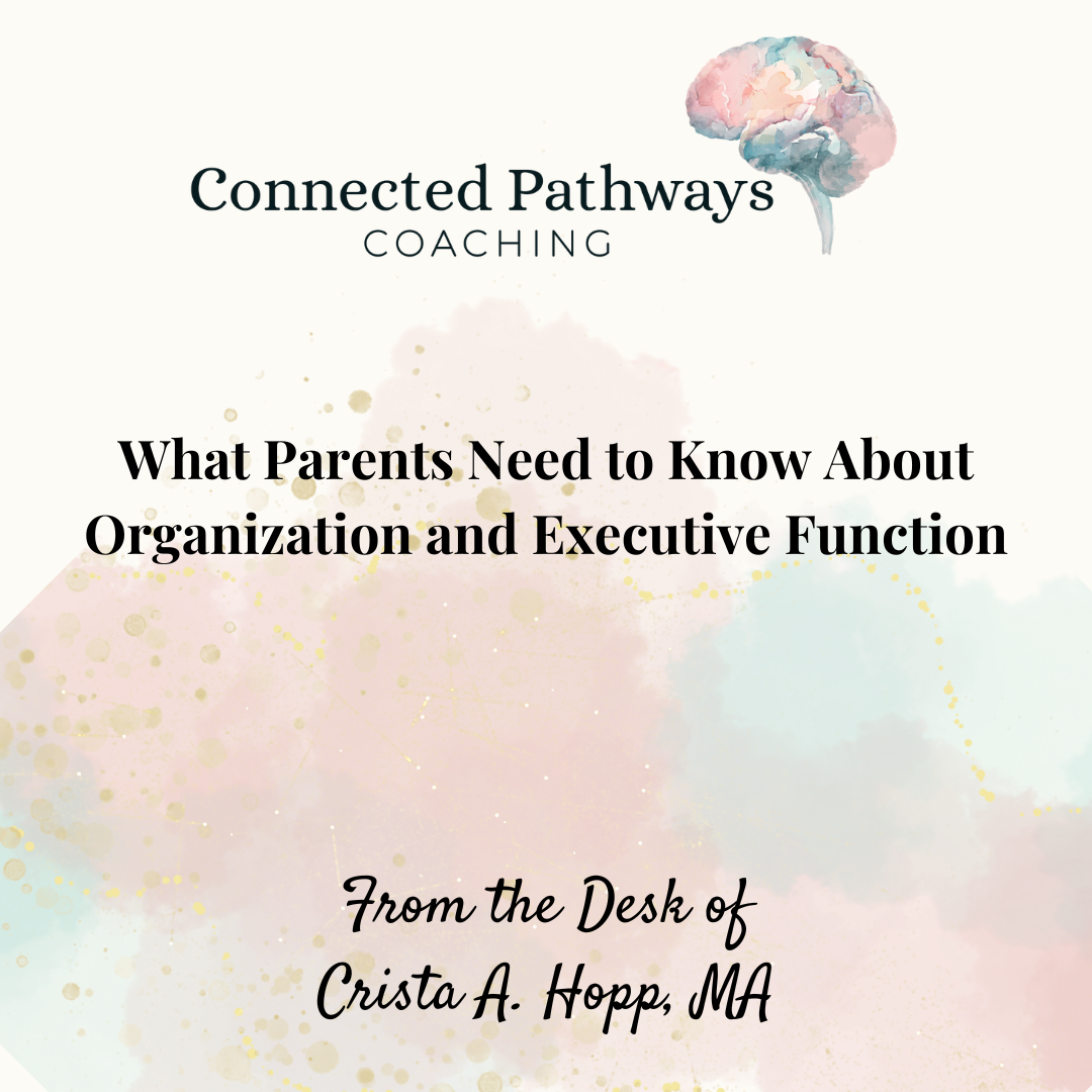 What Parents Need to Know About Organization and Executive Function