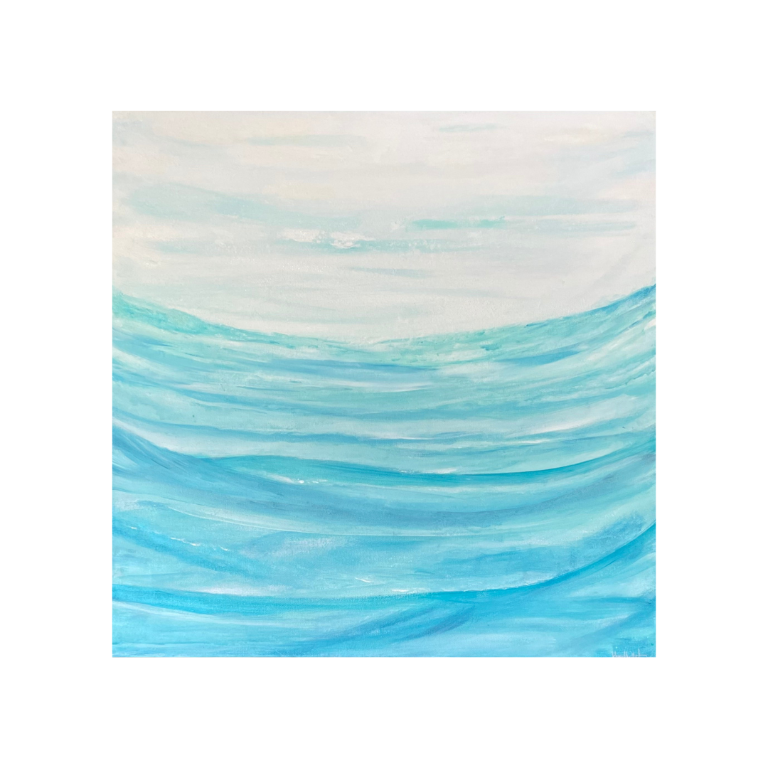 "Motion Blue" Acrylic, 24" x 24"