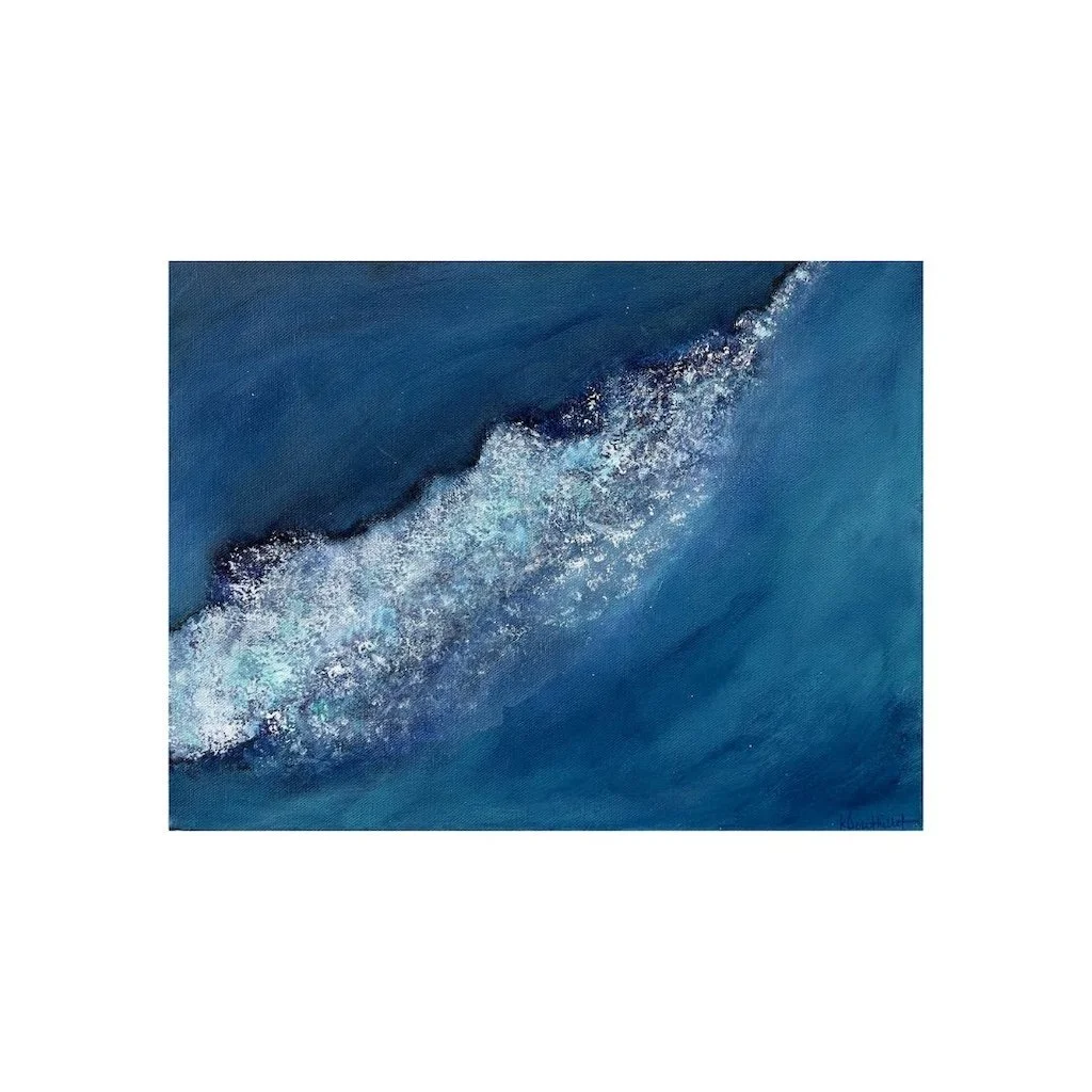 "Night Wave" Acrylic, 16" x 12"