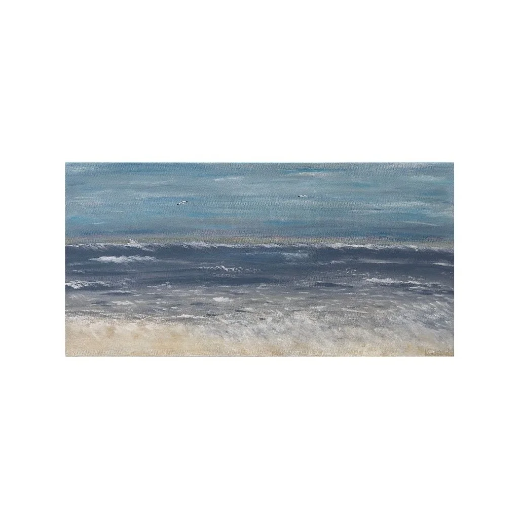 "Coastal Tide" Acrylic, 20" x 10"