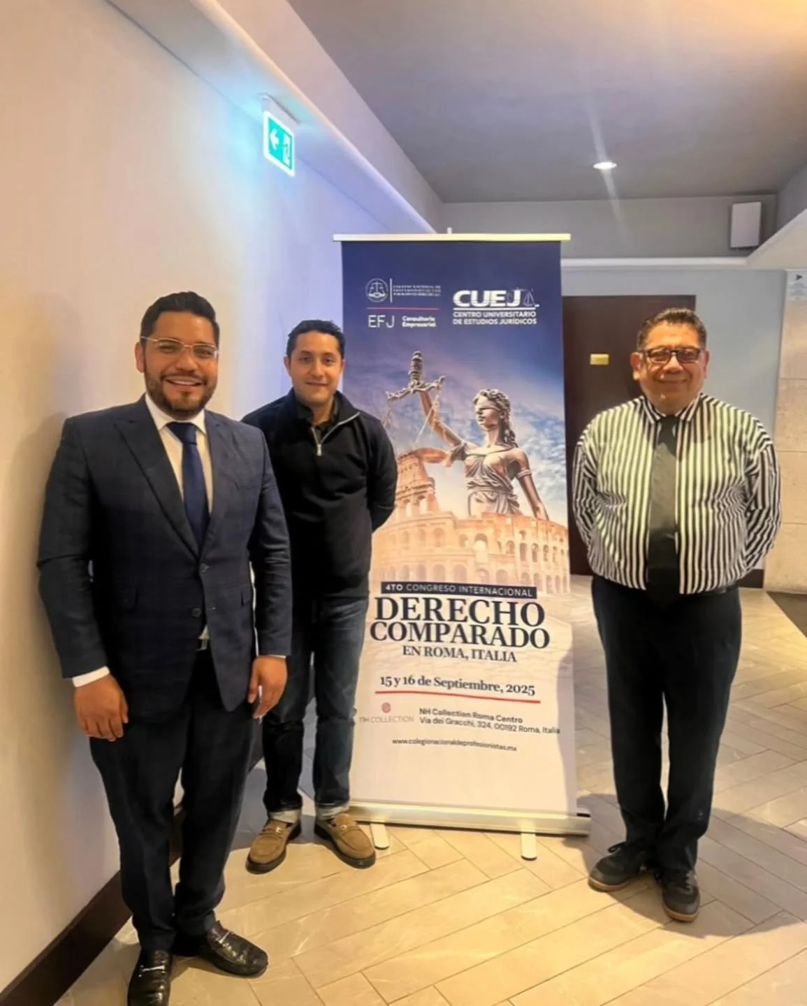 &iexcl;Conectando ideas y perspectivas en el Congreso Internacional de Derecho en Roma! 💡🌎 
Agradecidos en compartir nuestros conocimientos y experiencias con expertos de todo el mundo y aprender de ellos. 🤝 #Derecho #Congreso #Roma # Italia