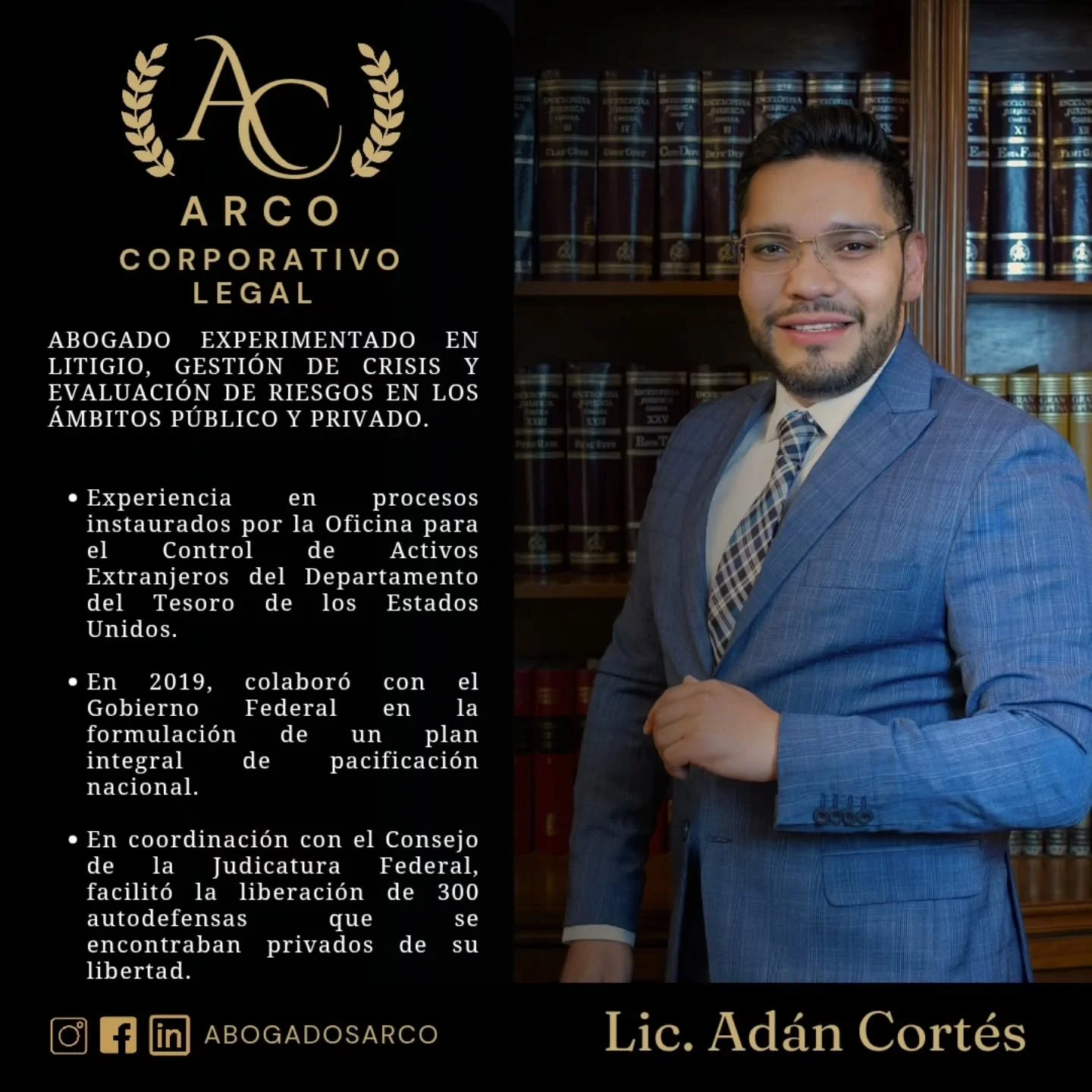 Defendemos derechos, construimos justicia. 💼⚖️

#abogado #abogacia #abogados #abogadopenal #abogadolaboral #abogadocivil #abogadofamiliar #lawyer #legal #derecho #justicia #Ley #Derechos #derechoshumanos #penal #civil #amparo #lic #licenciado #lifes
