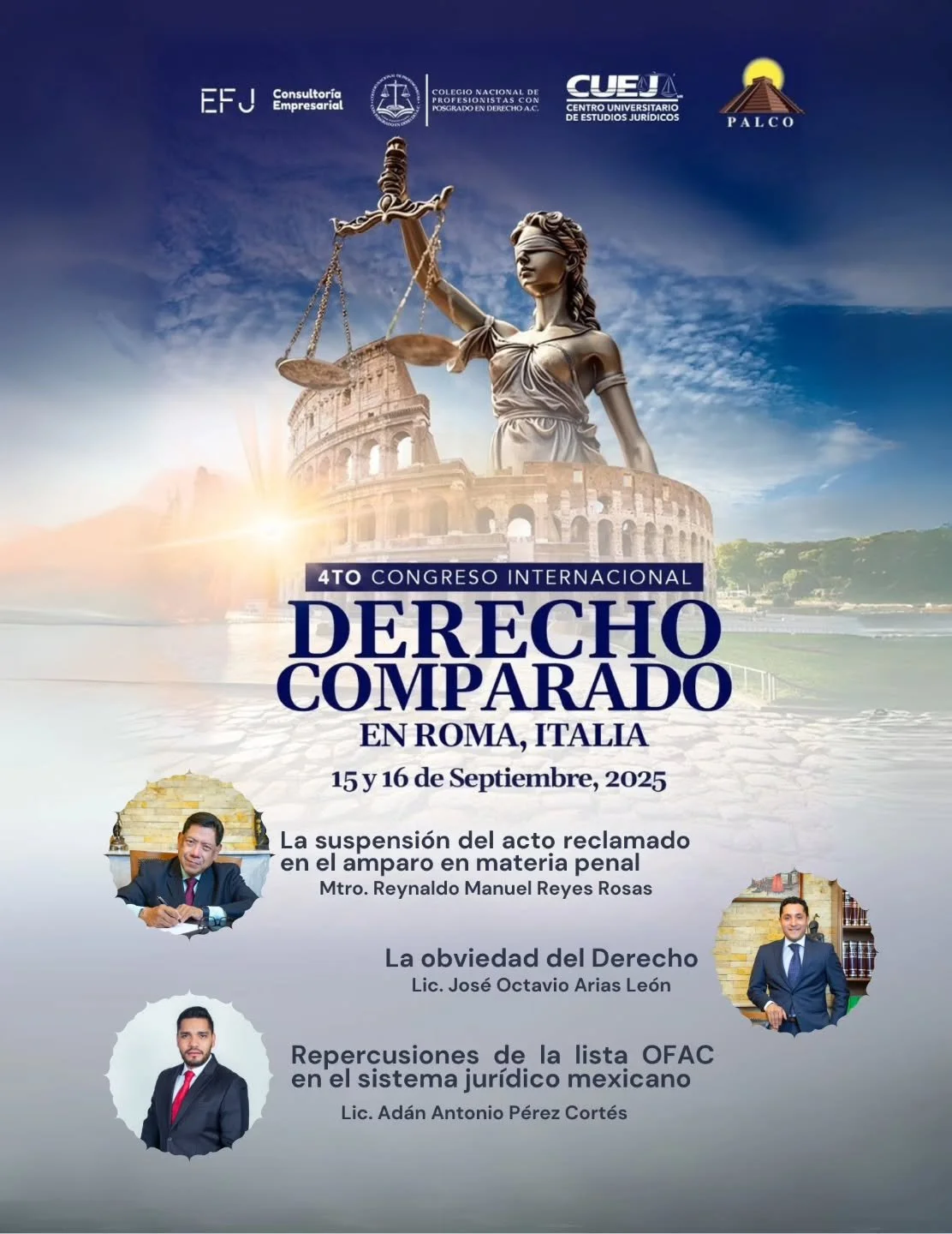 ⏲️&iexcl;La cuenta regresiva ha comenzado! 

🏛️Nuestro equipo legal se prepara para participar en el Congreso Internacional de Derecho Comparado en Roma. 

Estamos listos para compartir y explorar junto a expertos internacionales las &uacute;ltimas 