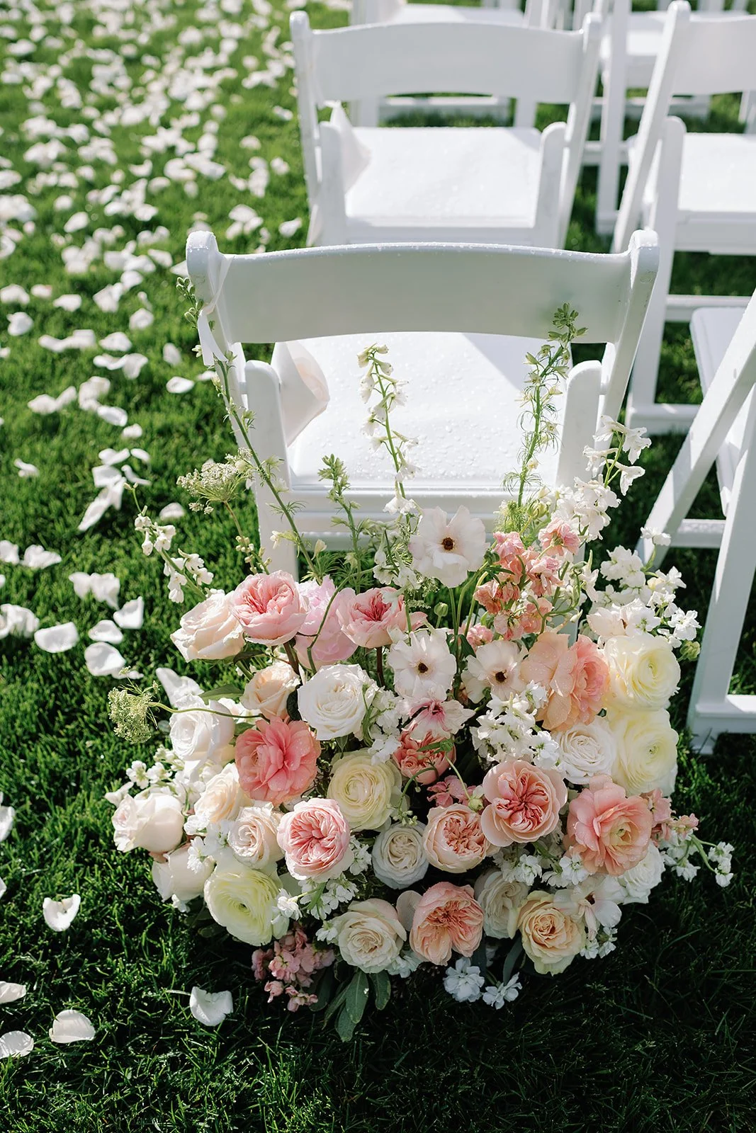 aisle entry floral meadow