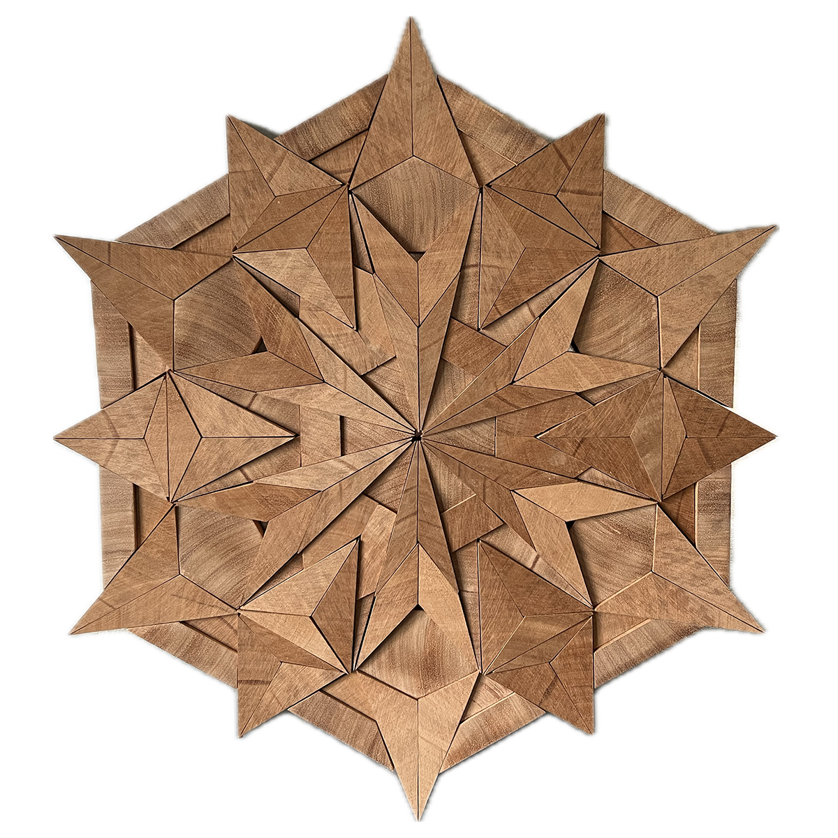 Angulate Mandala Mahogany