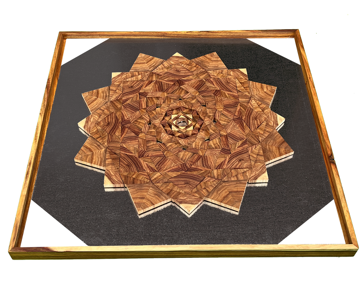 Crystalline Mandala Canarywood