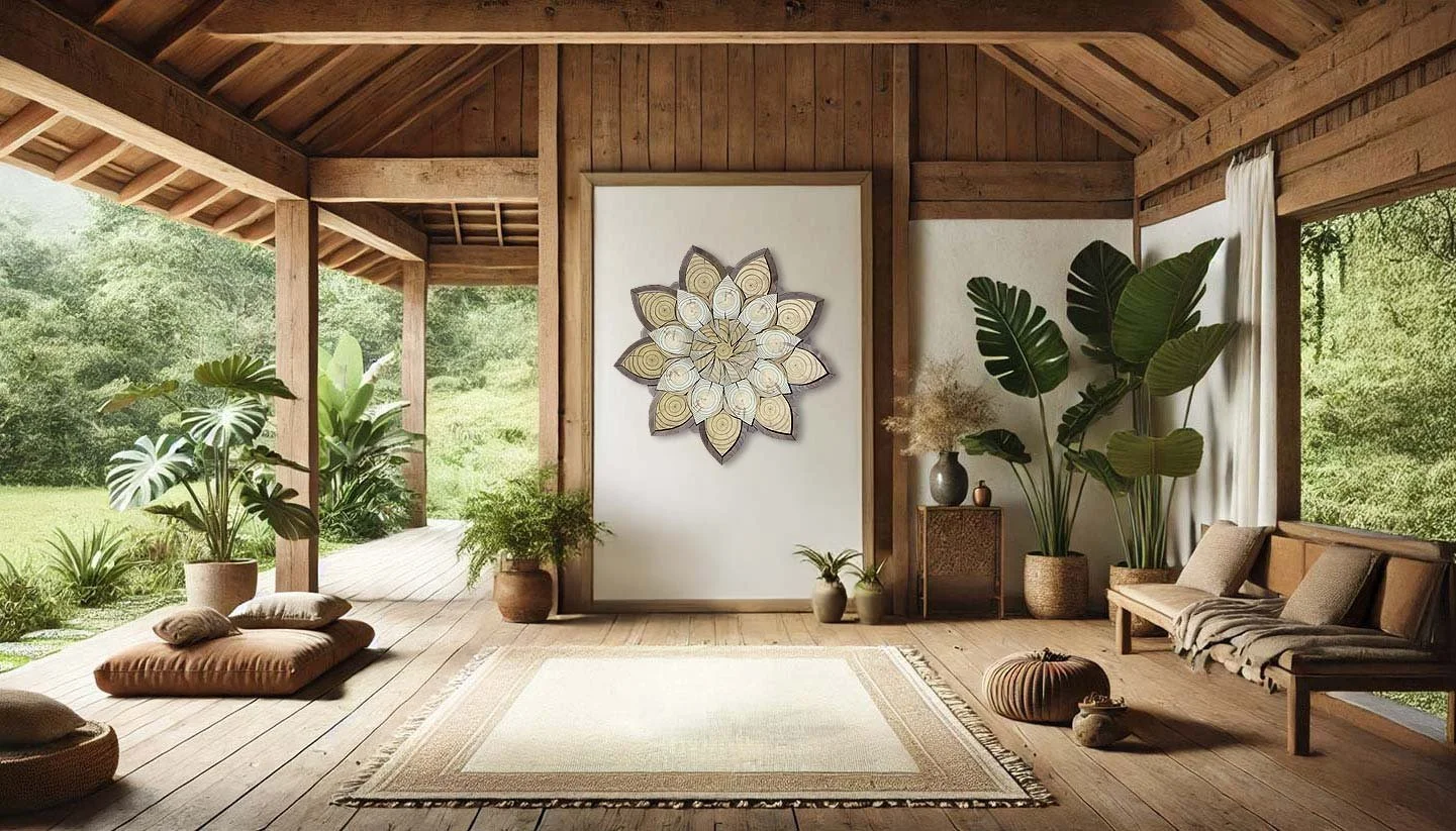 Sunflower Mandala Cedar