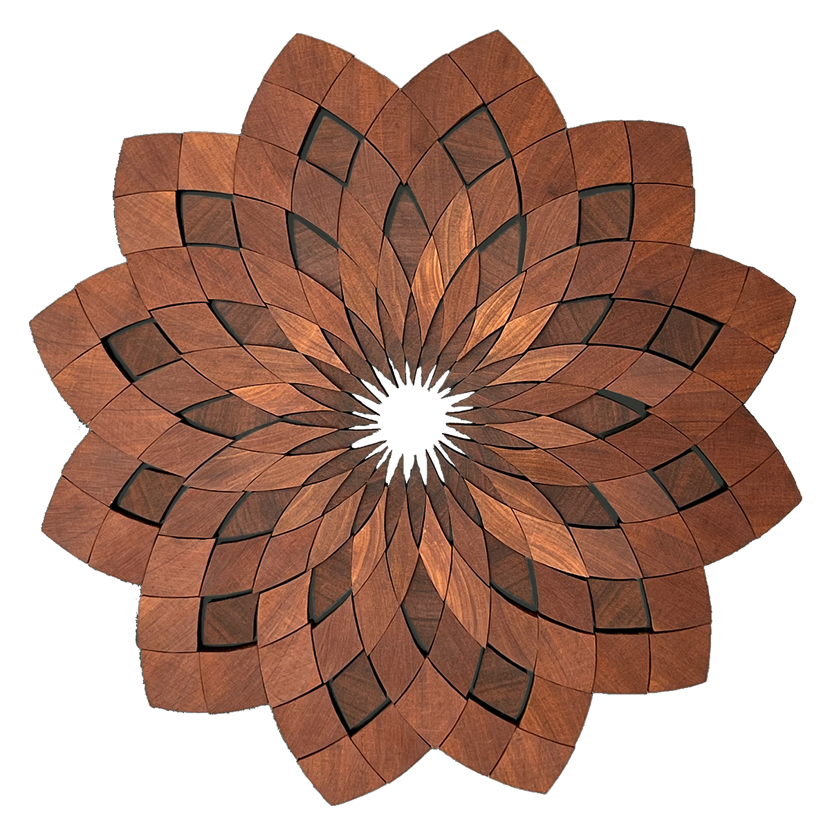 Toroid Mandala Mahogany