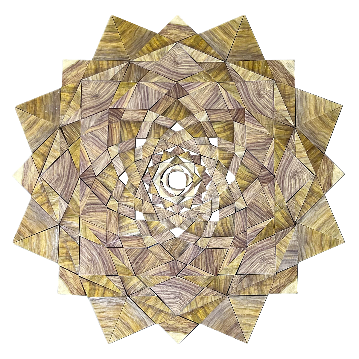 Crystalline Mandala Canarywood