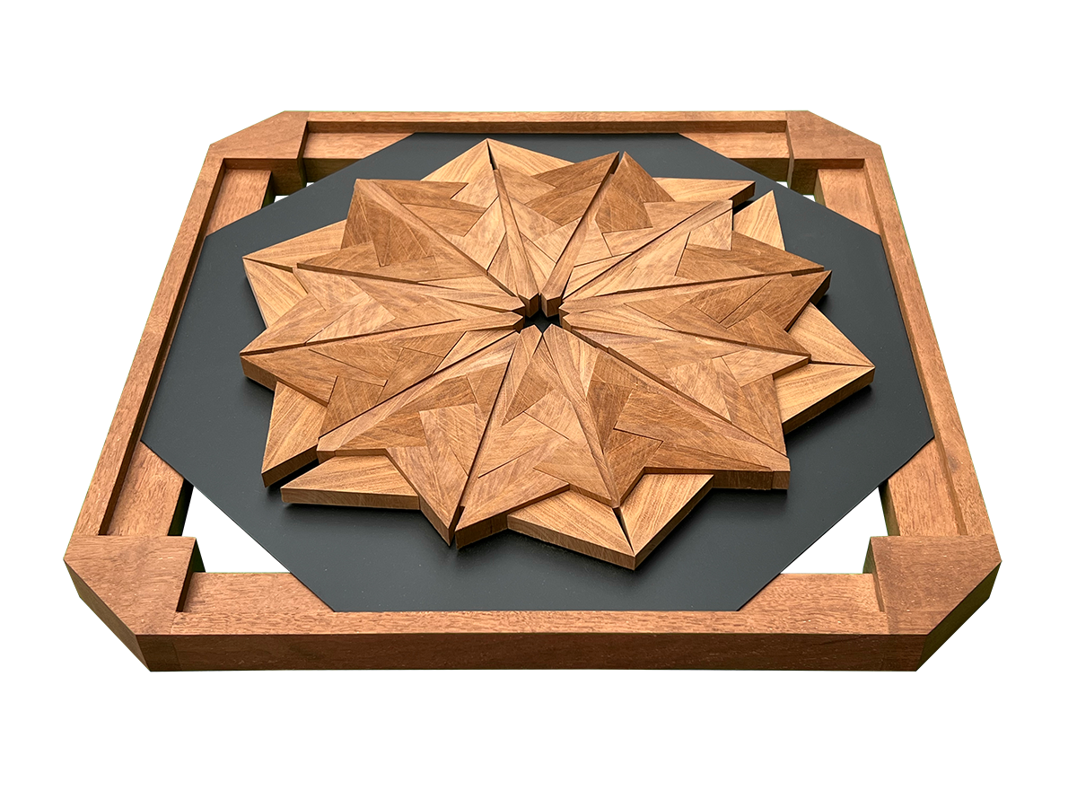 Northern Star Mandala Mahogany