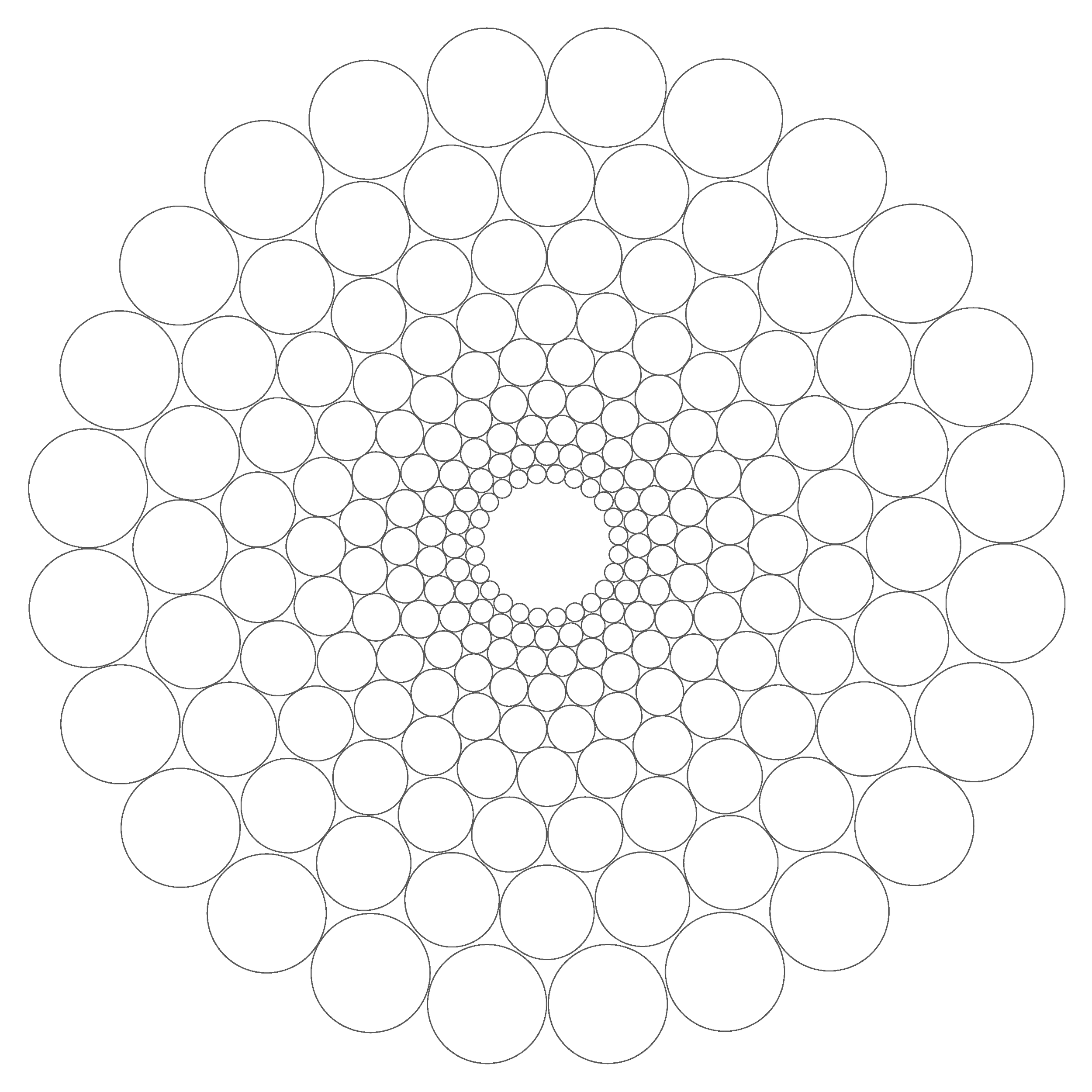 Concentric Line Drawing