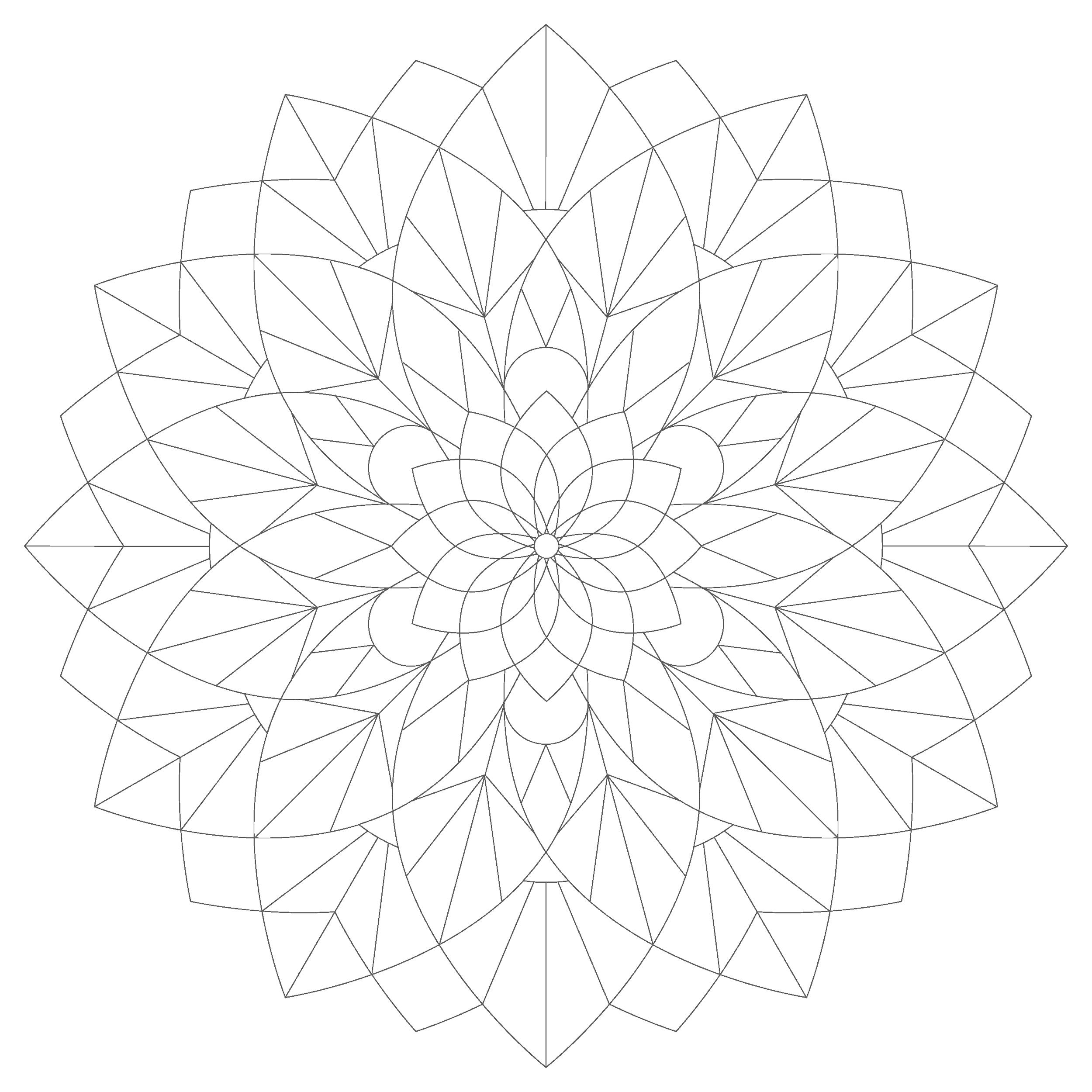 Radiance Line Drawing