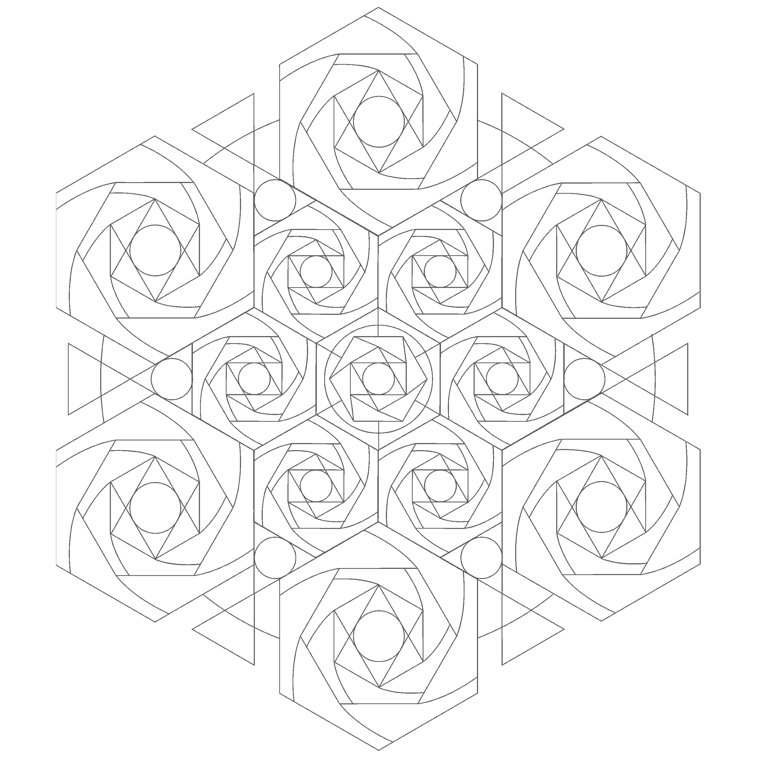 Rosebud Line Drawing