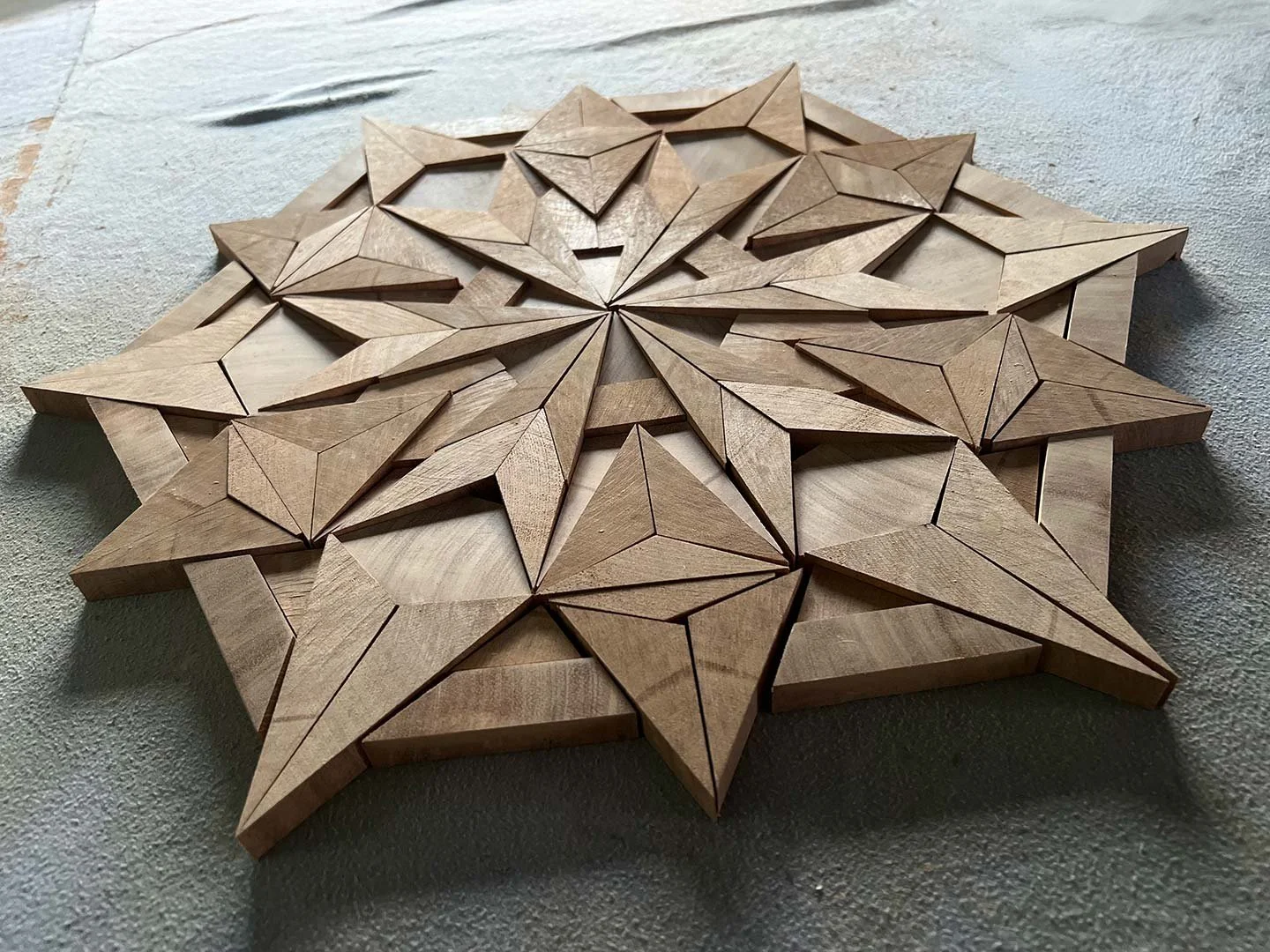 Angulate Mandala Mahogany